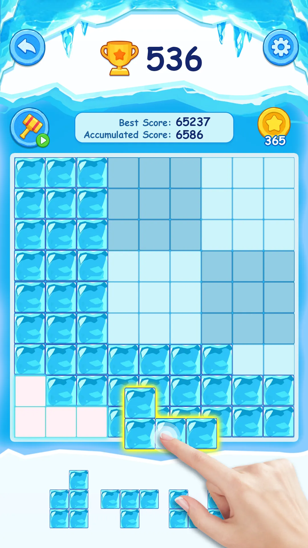 Classical Ice Blocks Puzzle | Indus Appstore | Screenshot