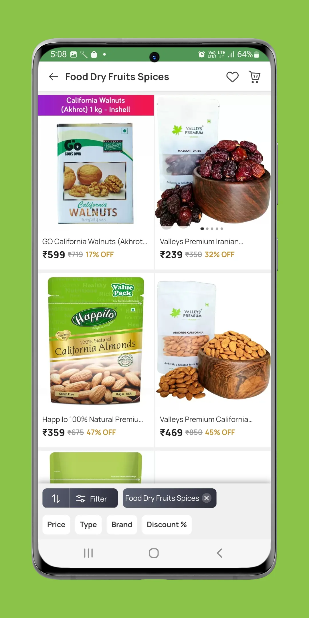 Dry Fruits Online Shopping App | Indus Appstore | Screenshot