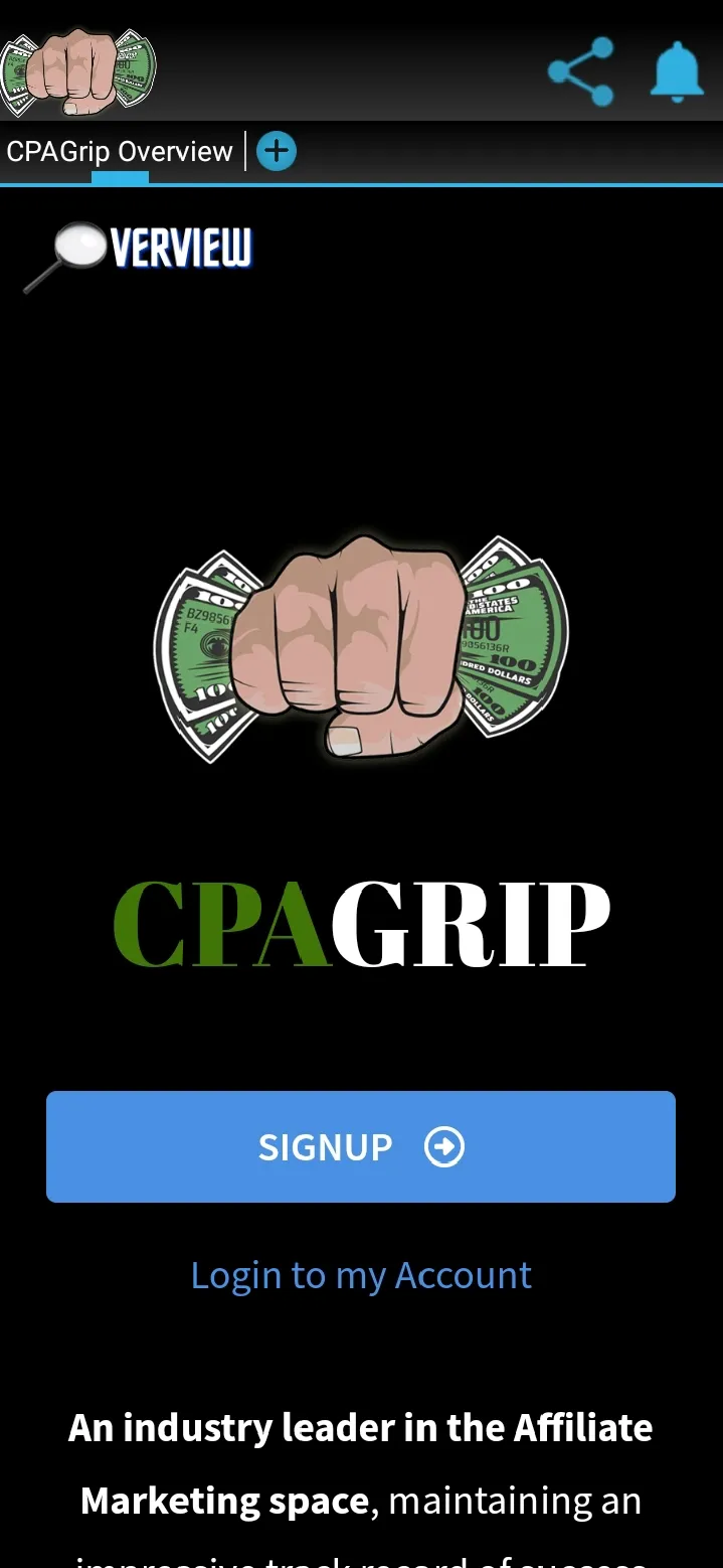 CPAGrip Tutorial | Indus Appstore | Screenshot