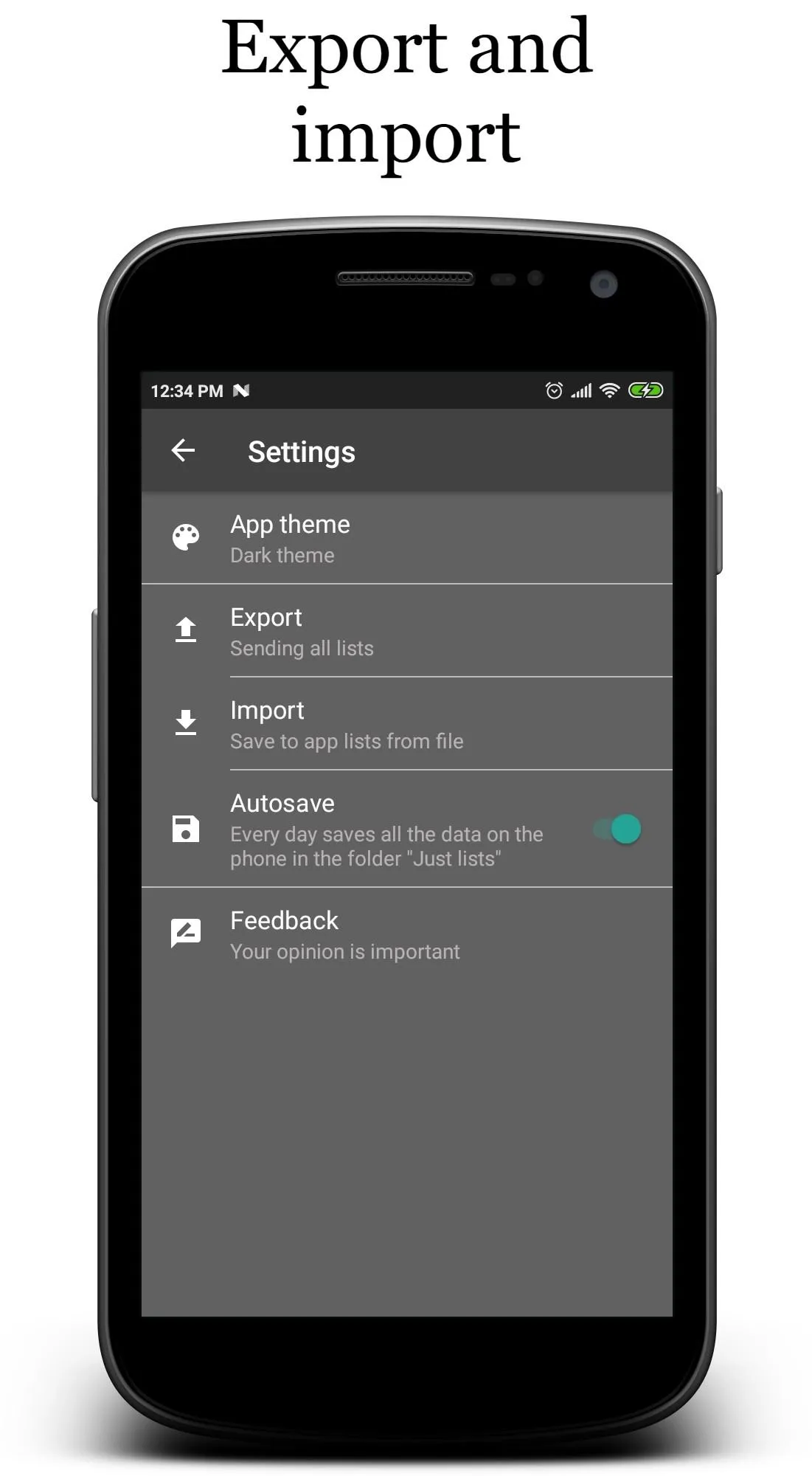 Just lists for everything | Indus Appstore | Screenshot