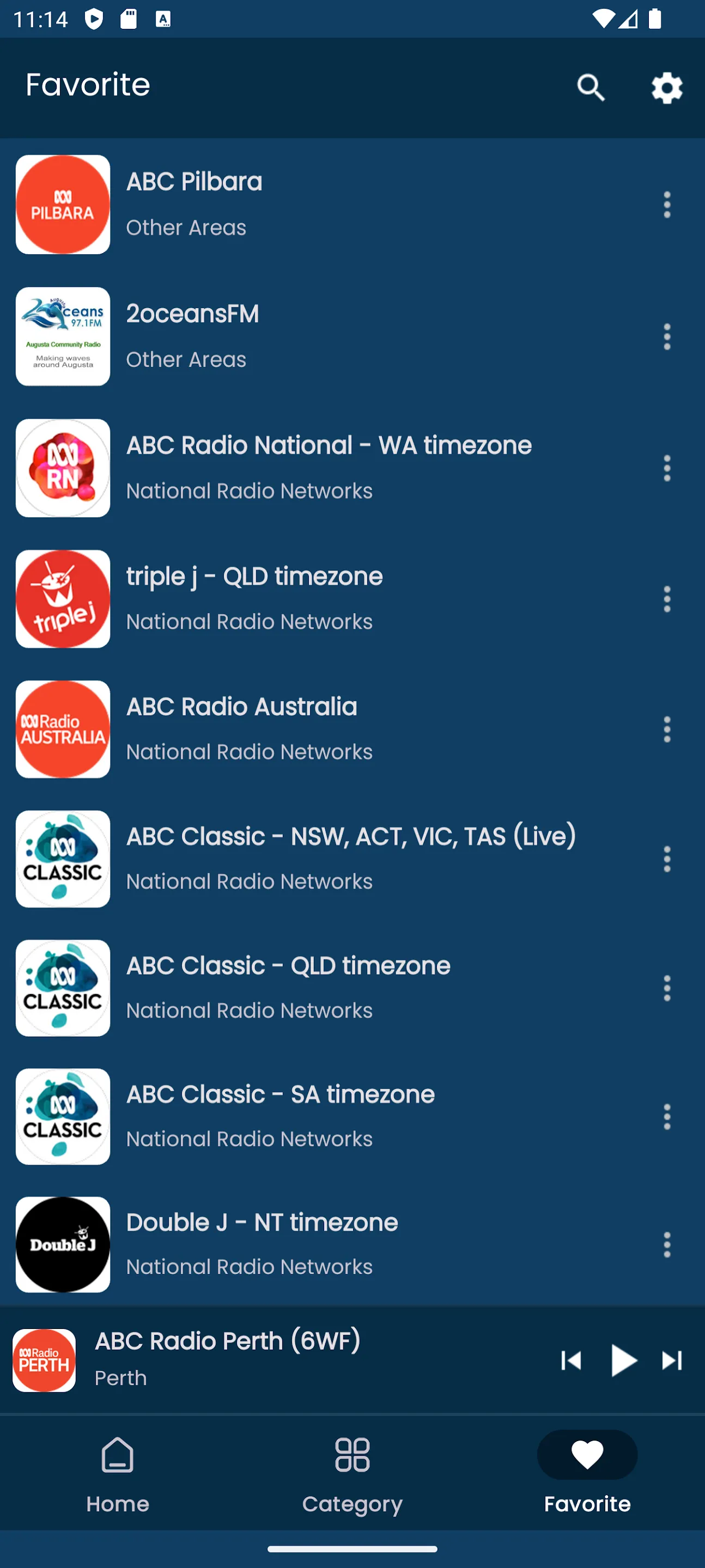 Radios from Western Australia | Indus Appstore | Screenshot