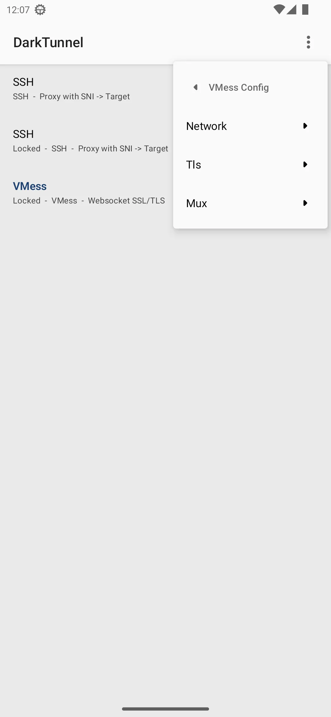 DarkTunnel - SSH DNSTT V2Ray | Indus Appstore | Screenshot