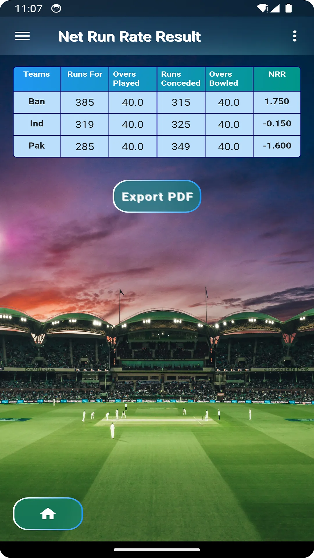 Cric Expert: Scoremaker & NRR | Indus Appstore | Screenshot