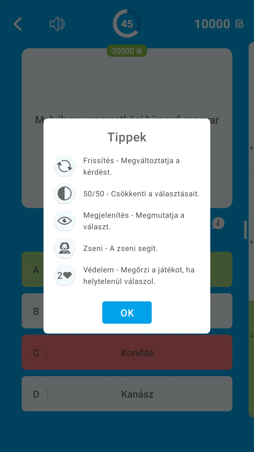 Milliomos Magyar - Quiz | Indus Appstore | Screenshot