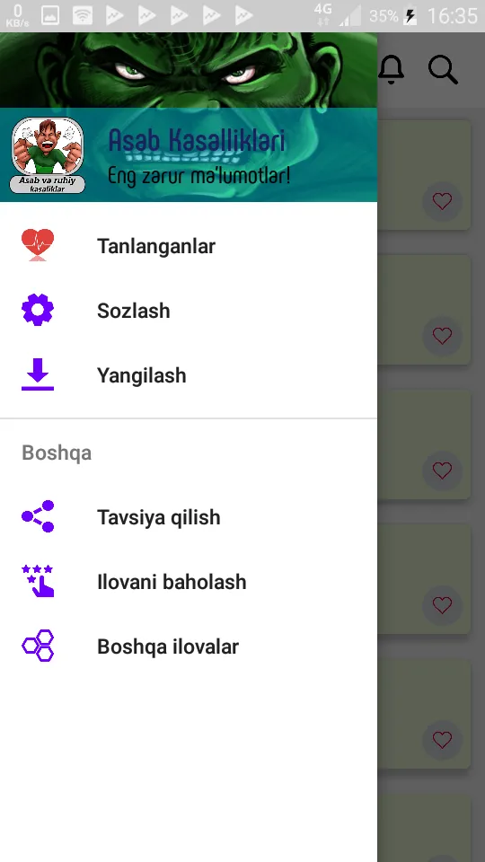 Asab Kasalliklari | Indus Appstore | Screenshot