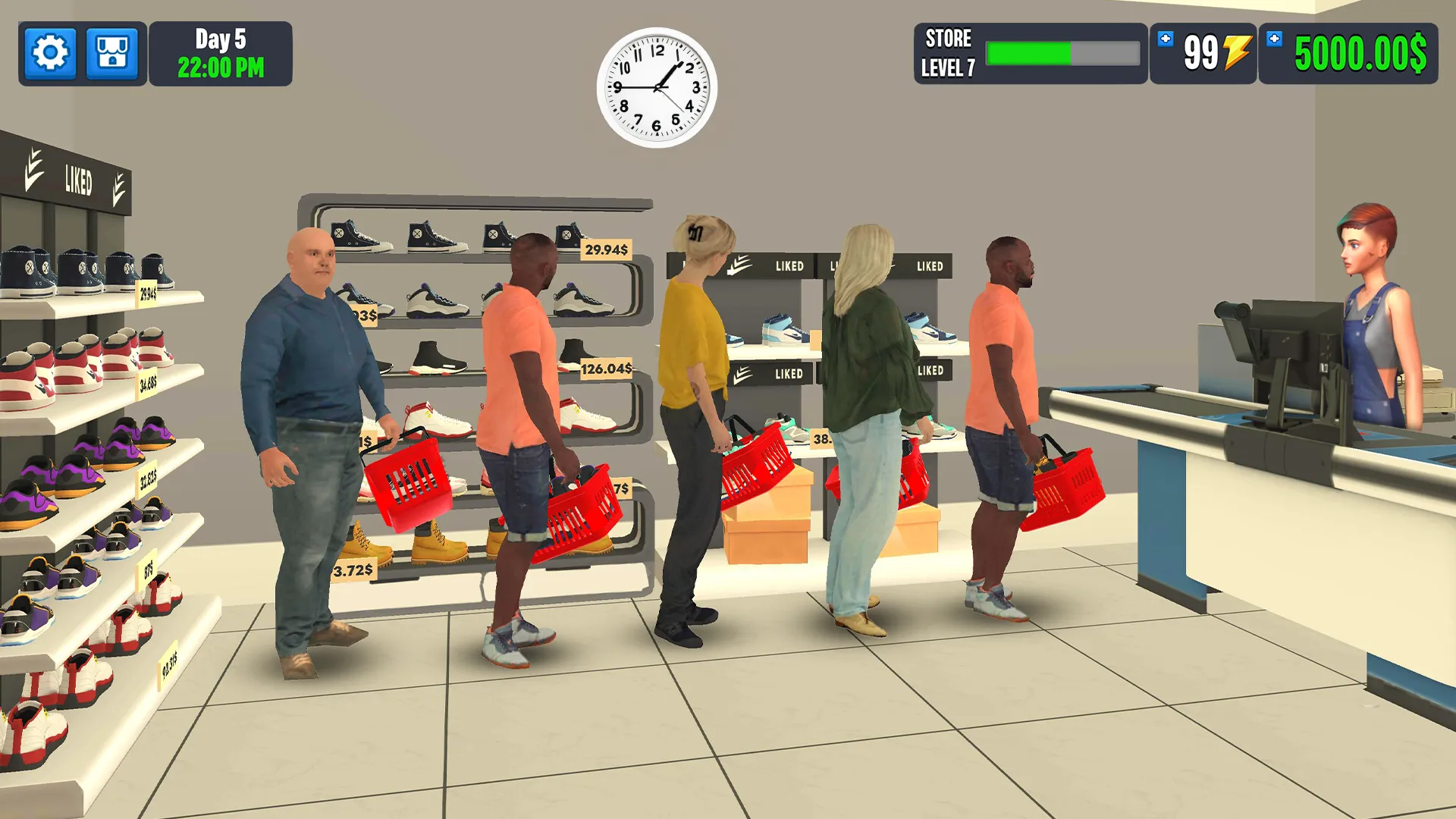 Shoe Shop Game: Market Manager | Indus Appstore | Screenshot