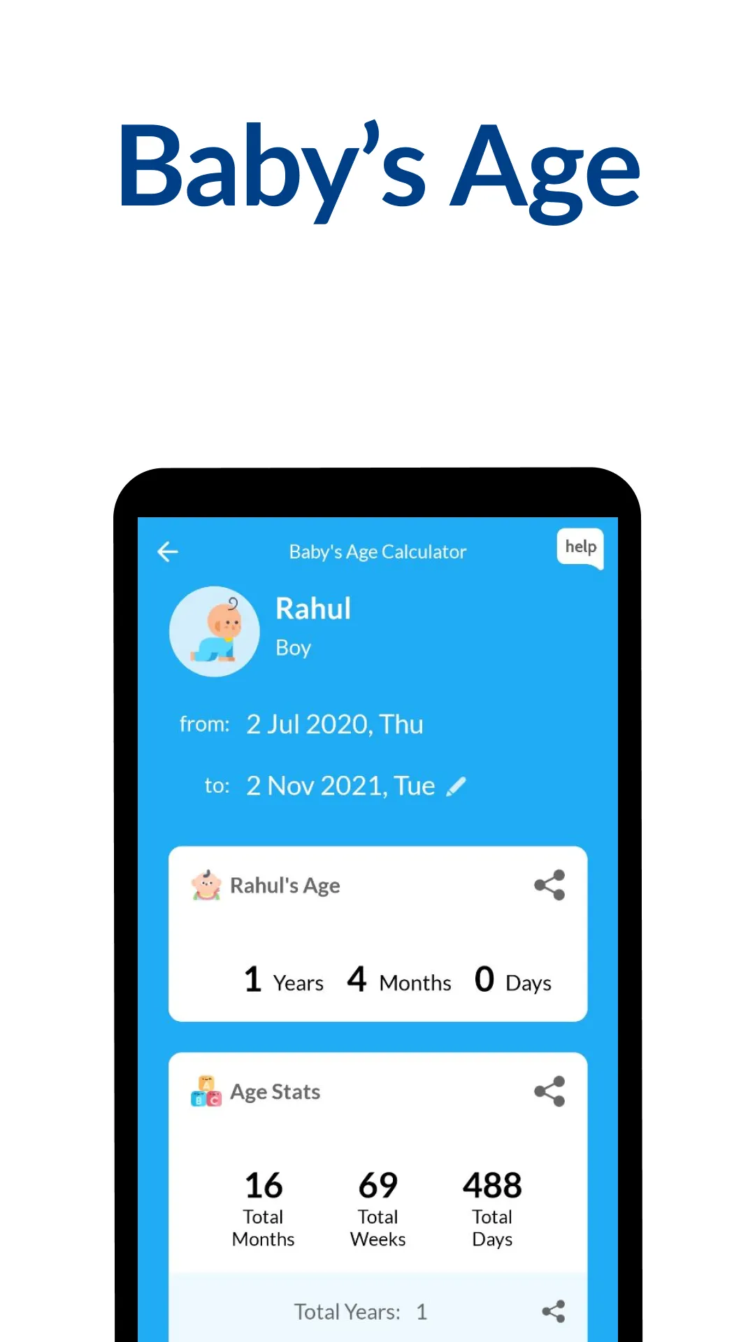 Age Calculator: Date of Birth | Indus Appstore | Screenshot