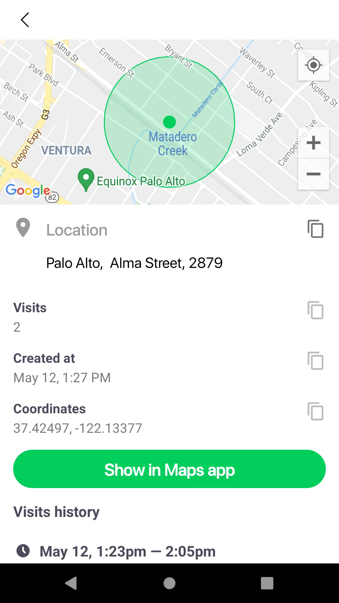 HyperTrack Visits | Indus Appstore | Screenshot