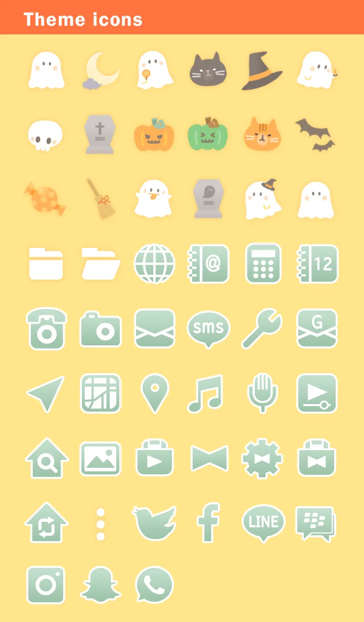 Halloween Ghosties Theme | Indus Appstore | Screenshot