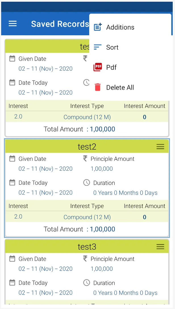 Village Interest Calculator | Indus Appstore | Screenshot