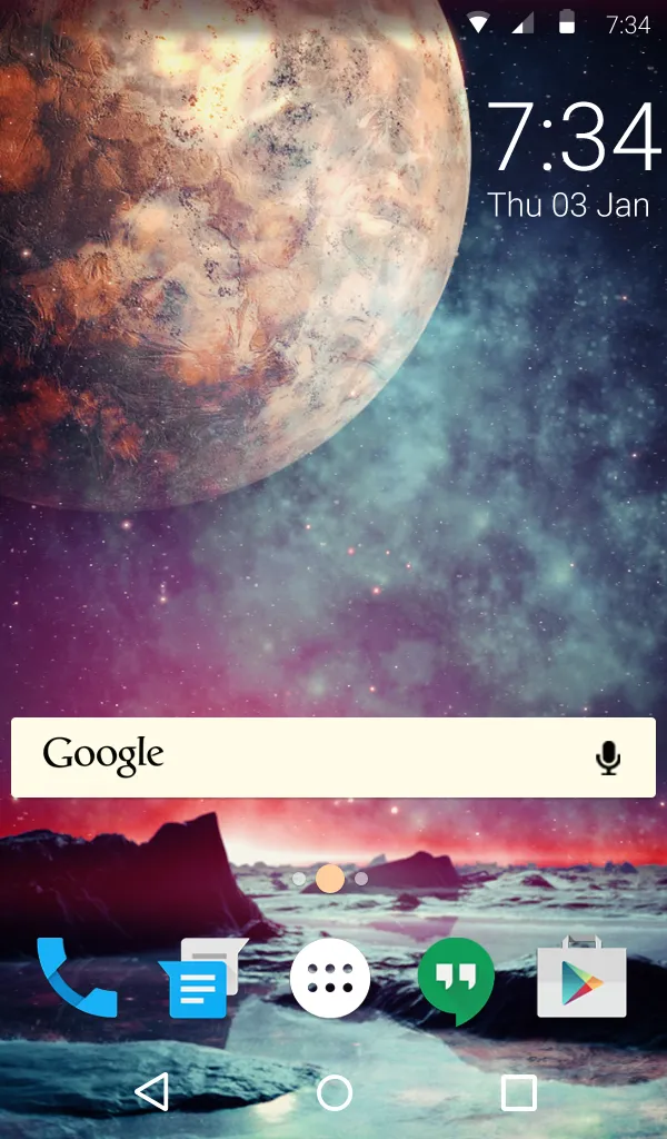 Deep Space Wallpaper Theme | Indus Appstore | Screenshot