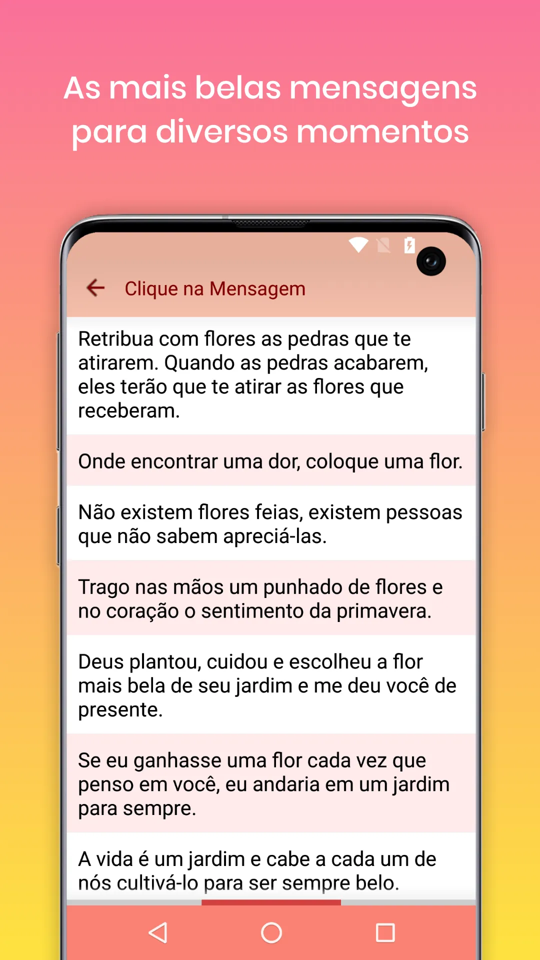 Mensagens e Frases com Flores | Indus Appstore | Screenshot