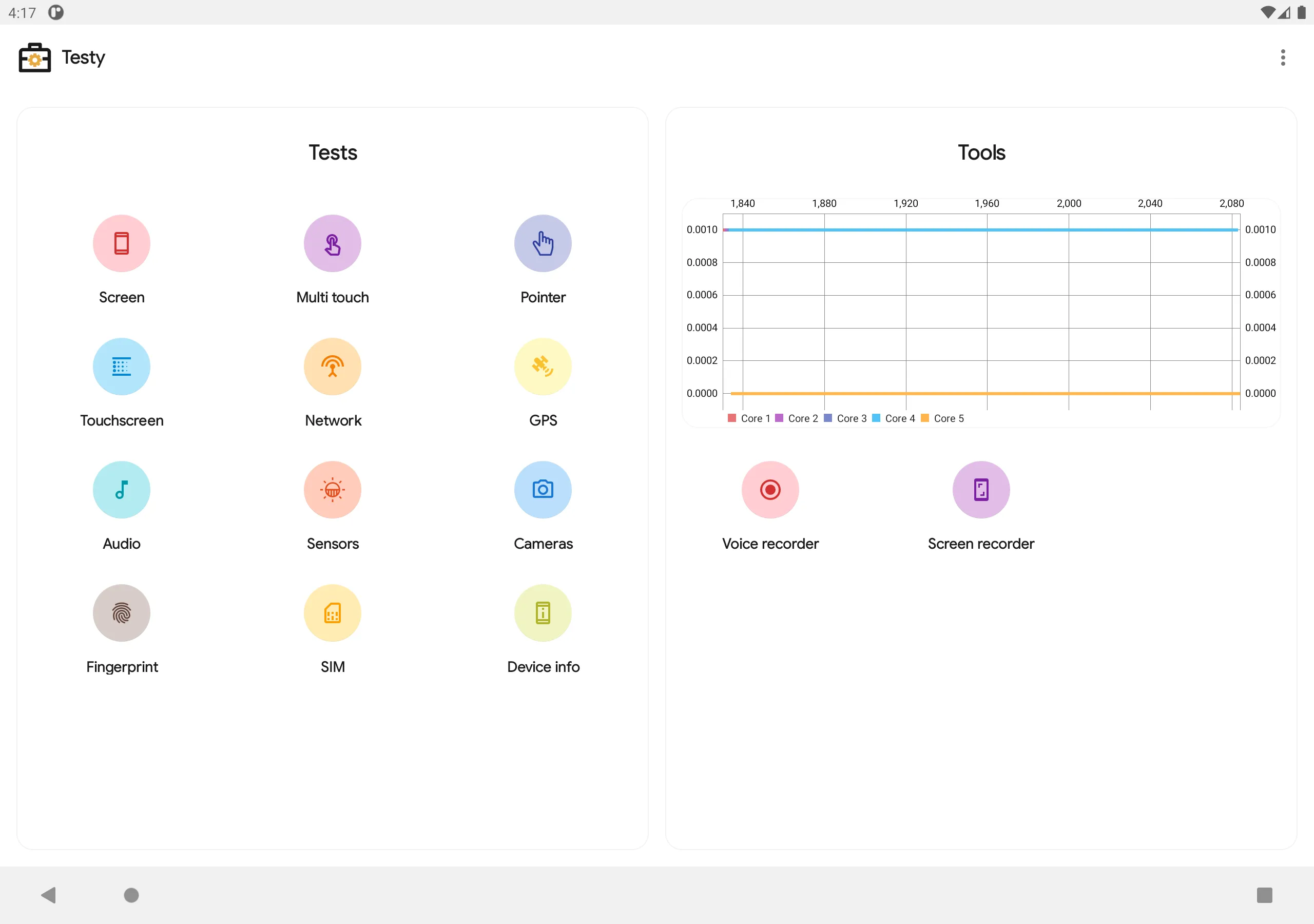 Testy: Test your phone | Indus Appstore | Screenshot