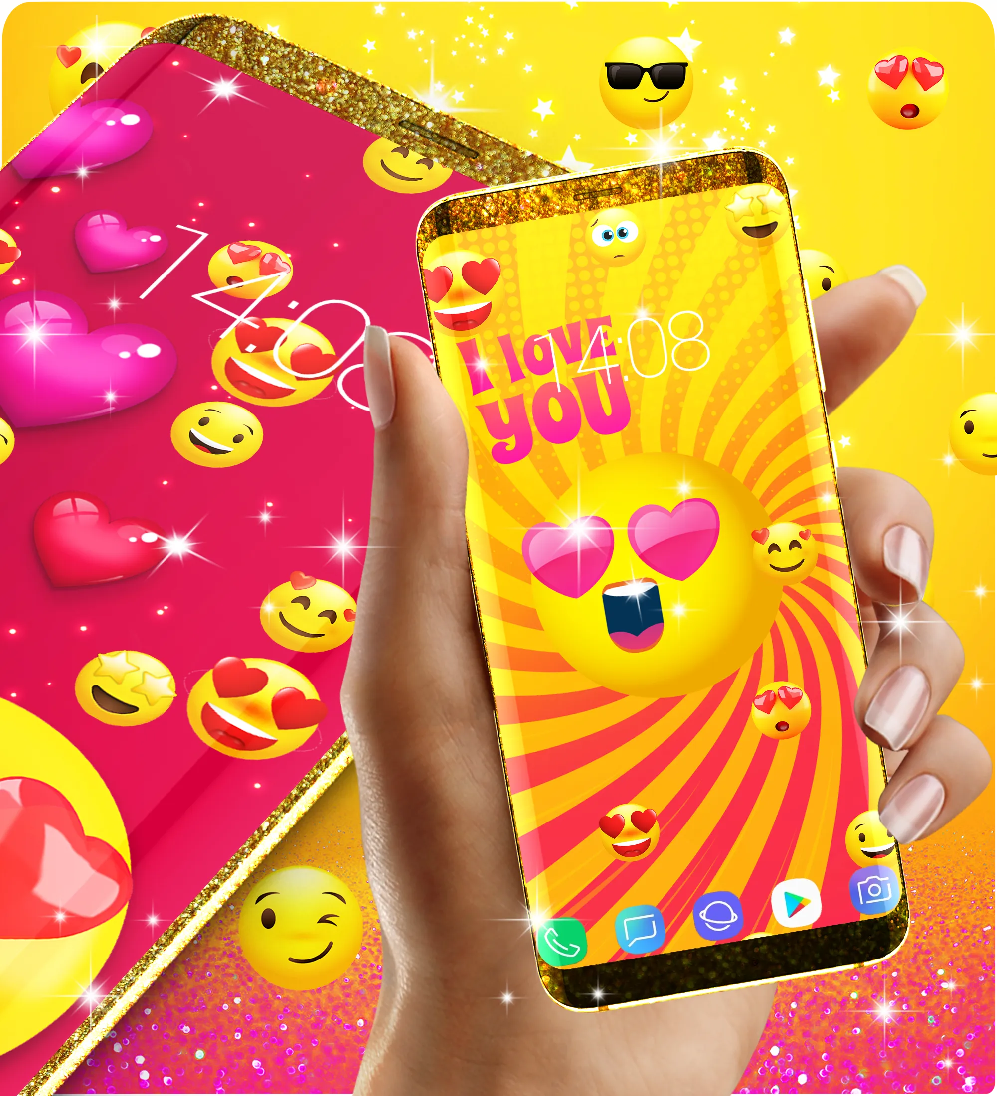 Funny smiley emoji wallpapers | Indus Appstore | Screenshot