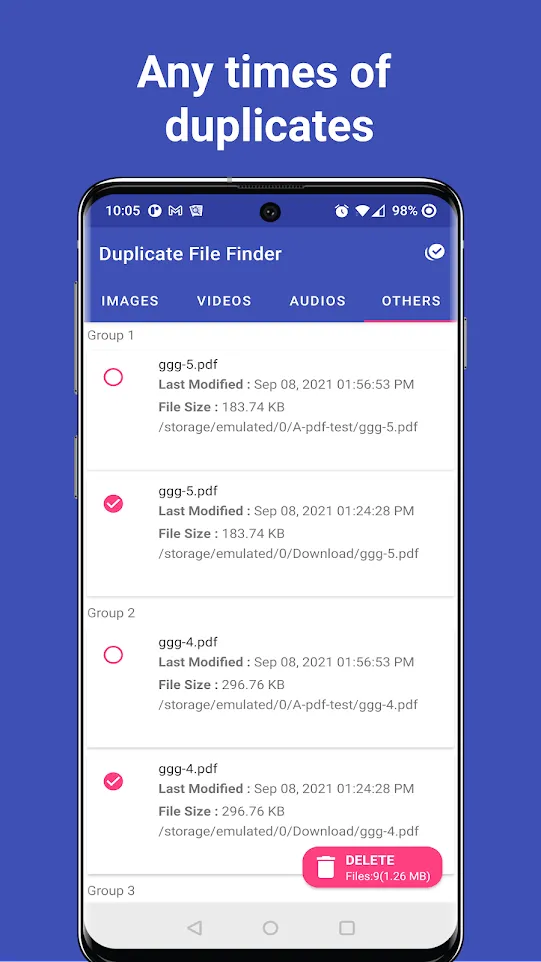 Duplicate File Remover | Indus Appstore | Screenshot