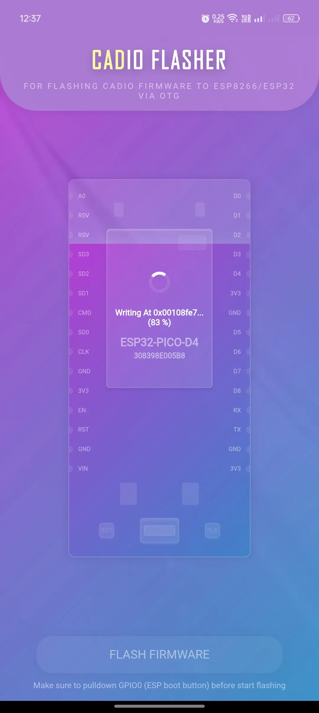 CADIO Flasher | Indus Appstore | Screenshot