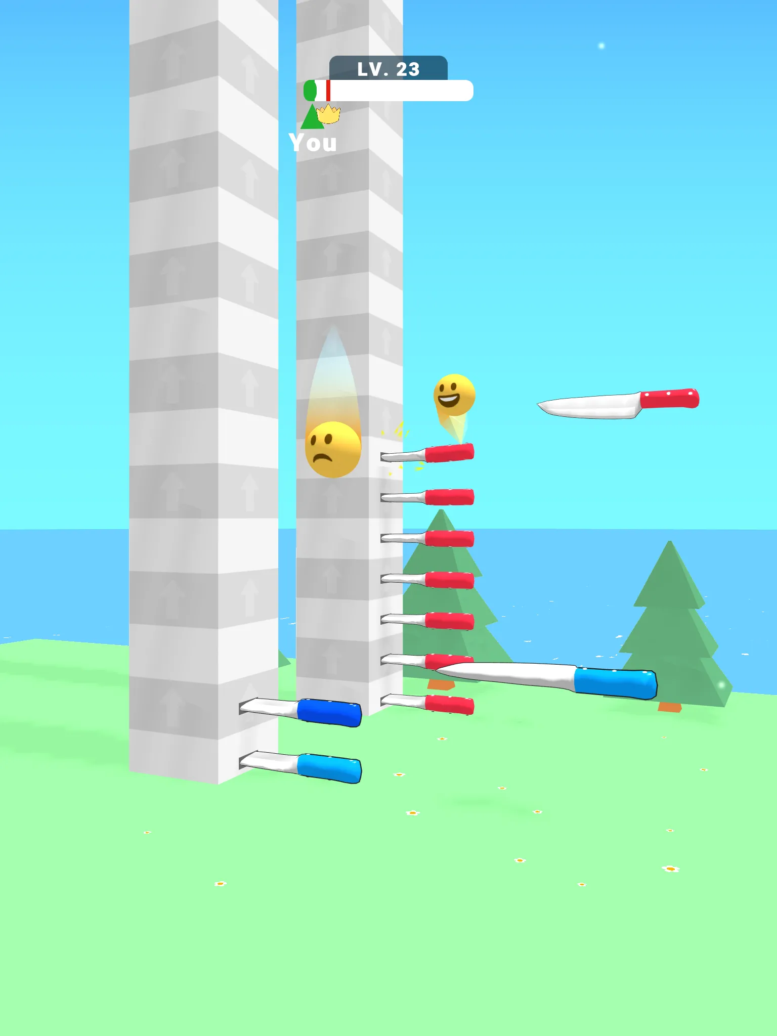Ball Up: Knife Racing | Indus Appstore | Screenshot