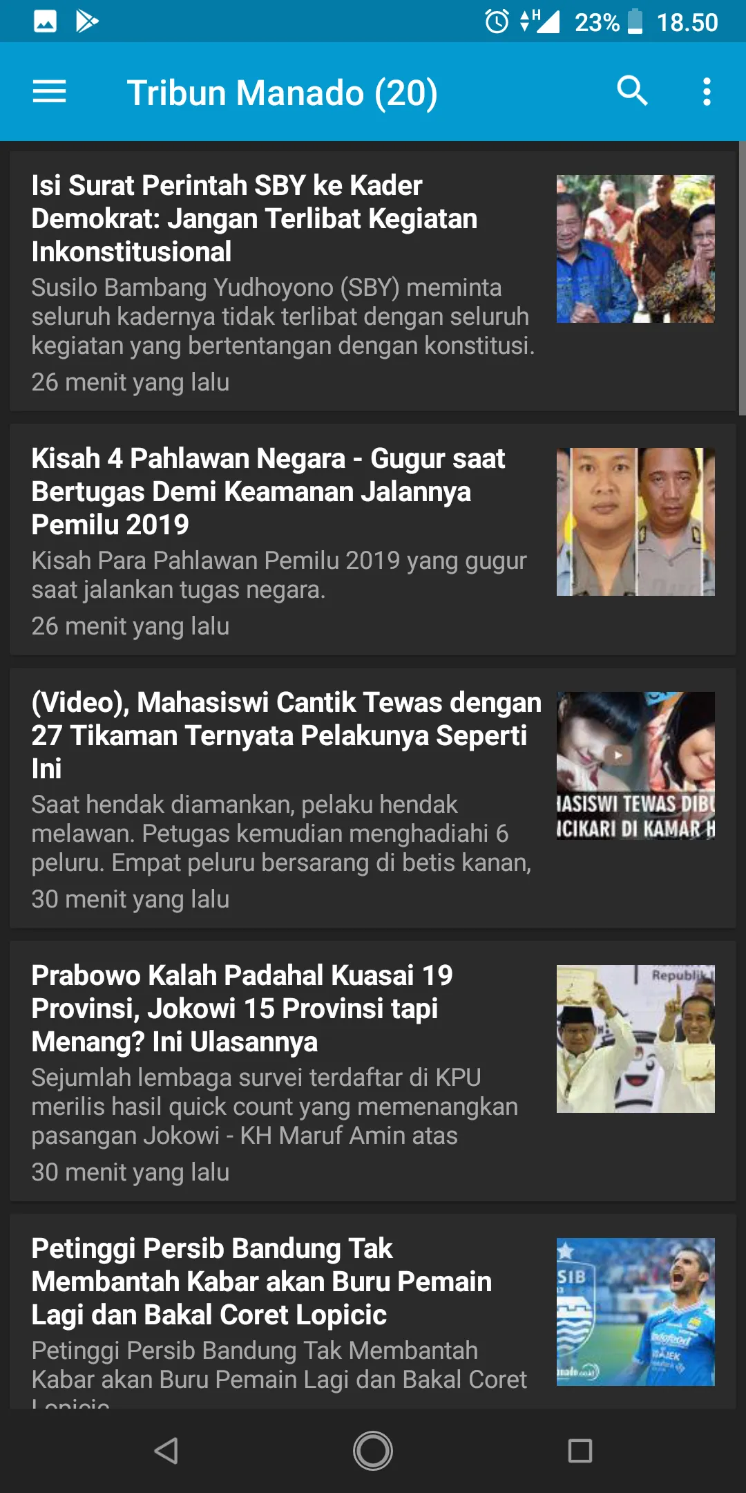 Koran Manado ( Berita Manado S | Indus Appstore | Screenshot