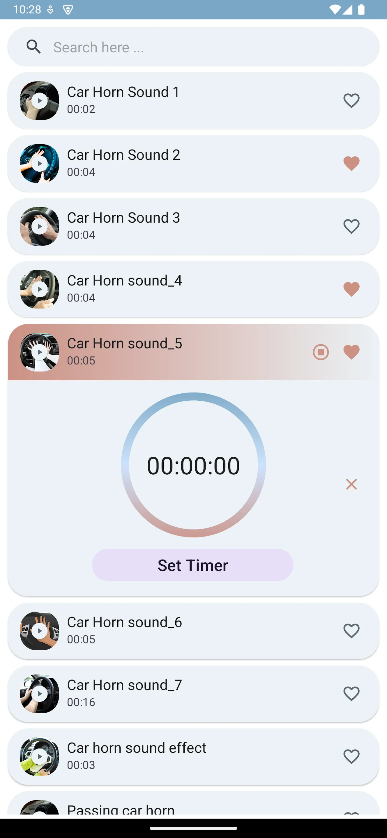 Car Horn Sounds | Indus Appstore | Screenshot