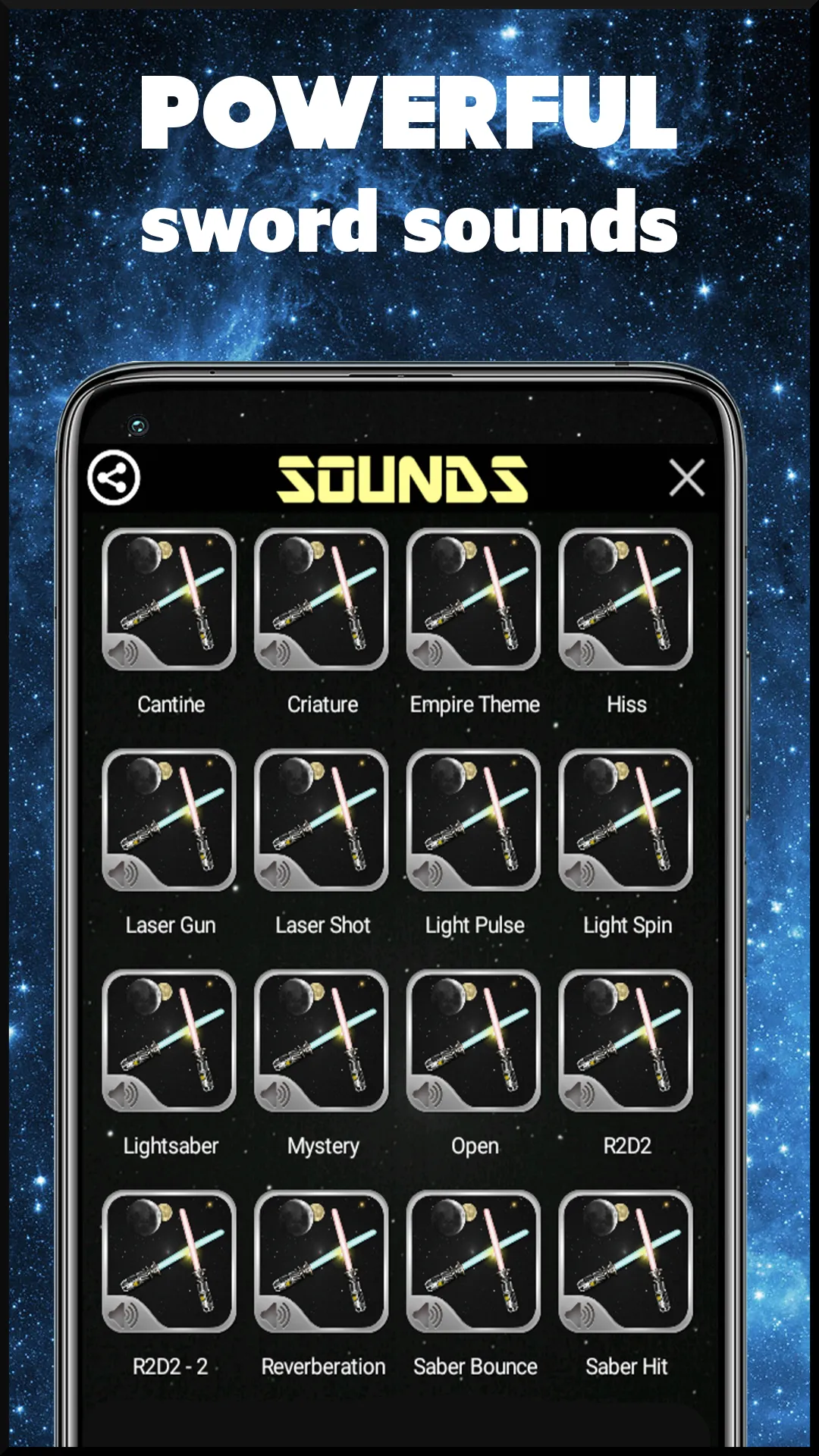 Audio effects of laser swords | Indus Appstore | Screenshot