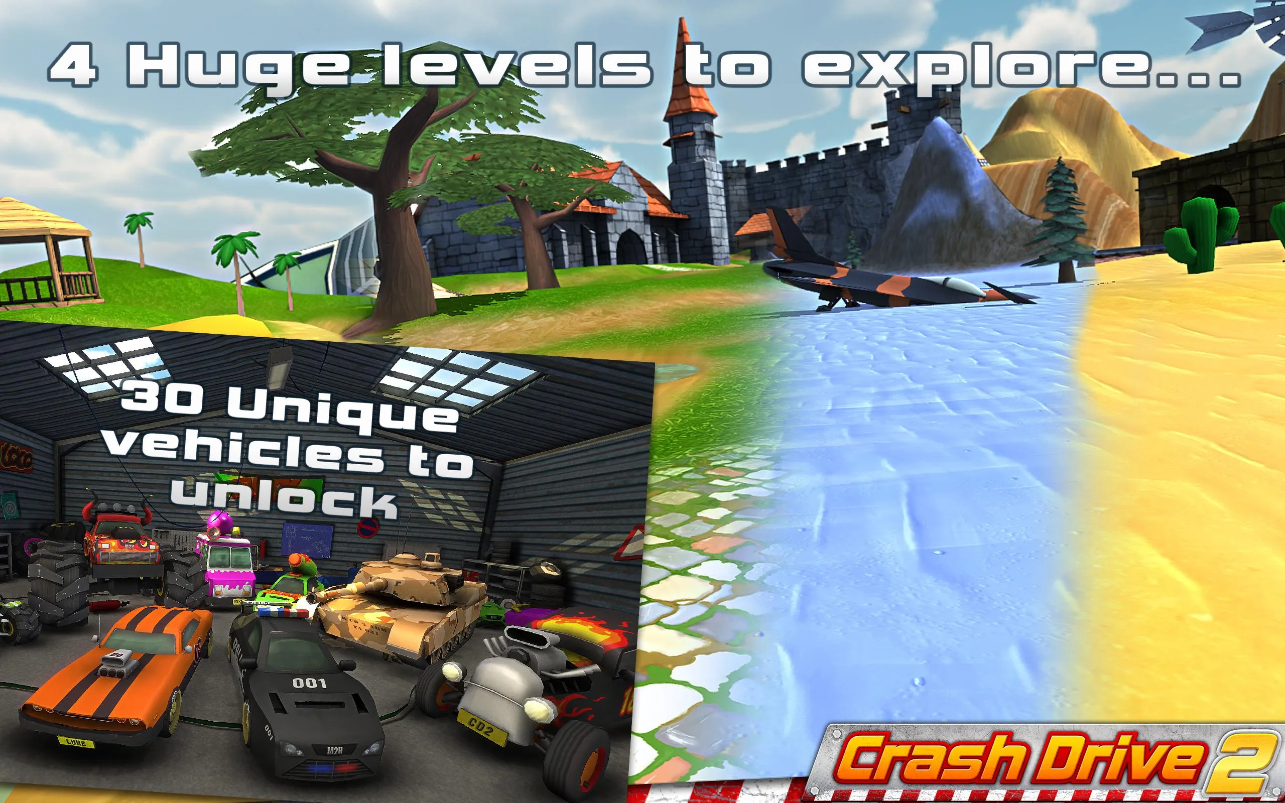 Crash Drive 2: 3D racing cars | Indus Appstore | Screenshot