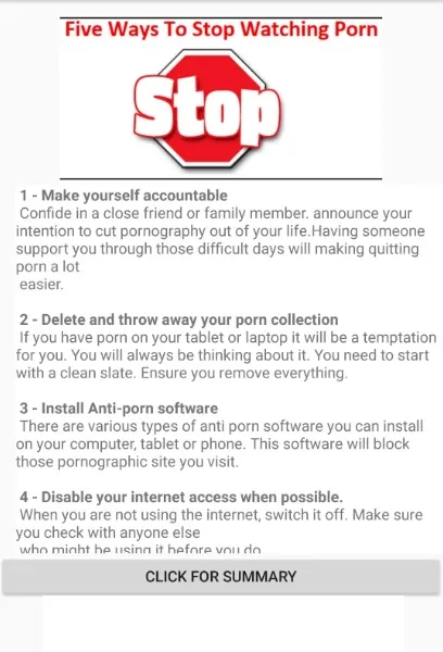 Porn Addiction recovery  help. | Indus Appstore | Screenshot