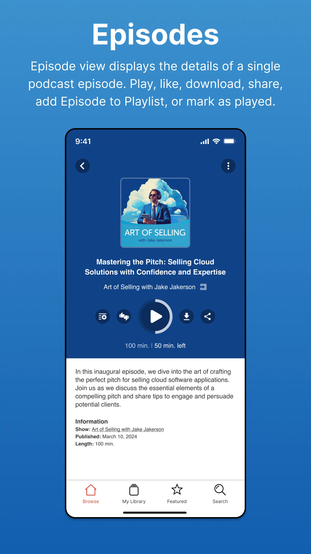 uStudio Enterprise Podcast | Indus Appstore | Screenshot