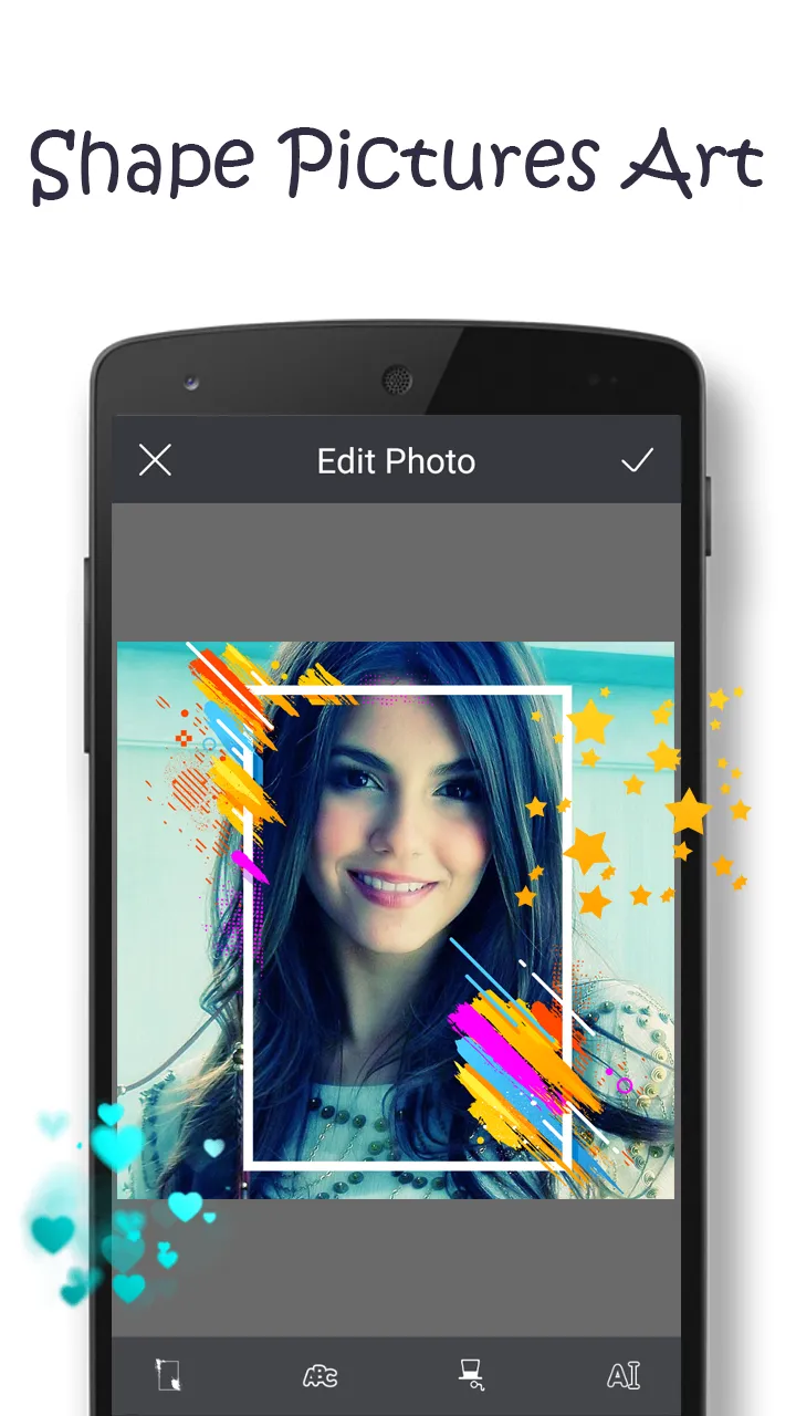 Shape Pictures Overlay Editor | Indus Appstore | Screenshot