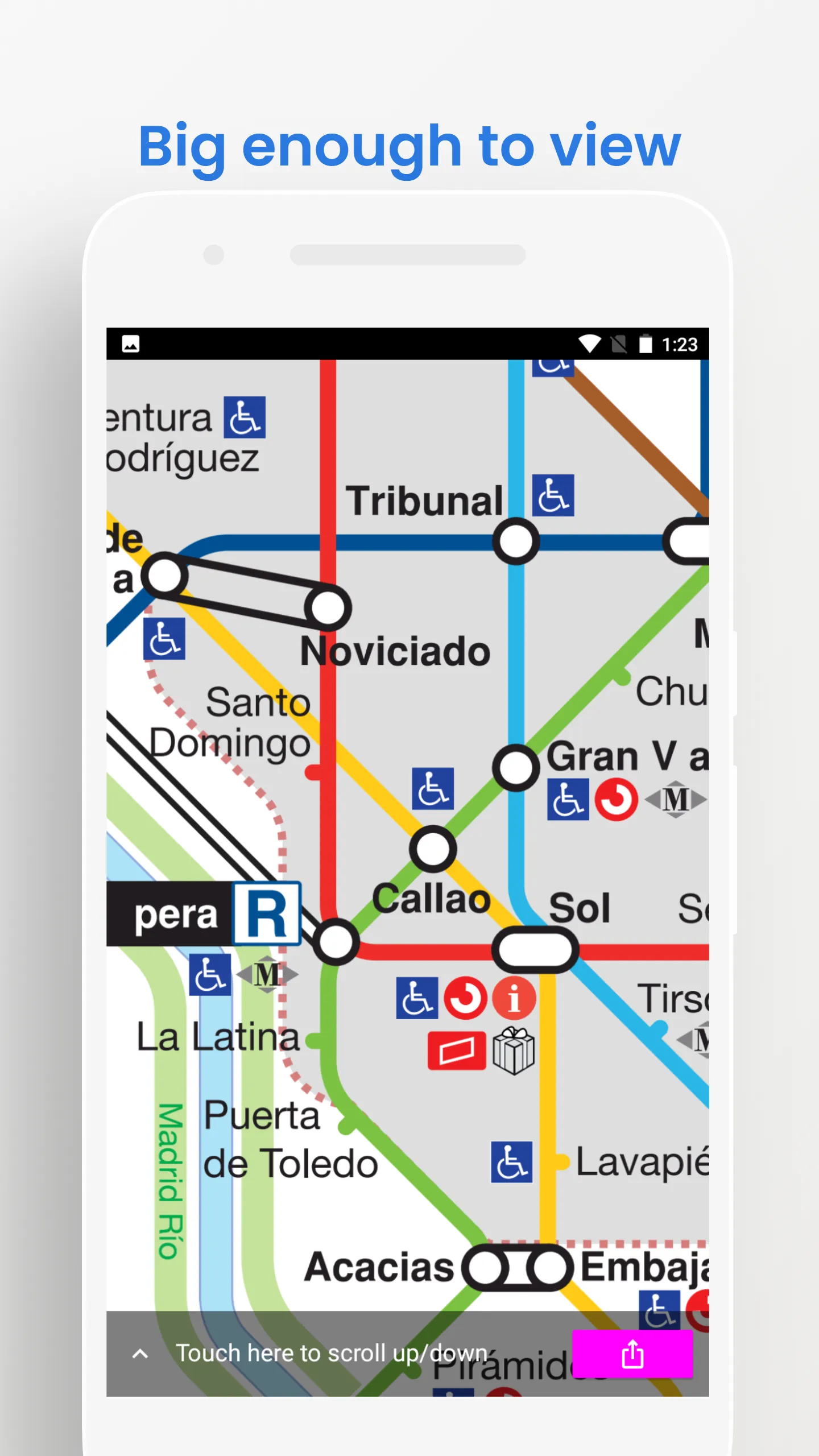 Madrid Metro Map Guide Offline | Indus Appstore | Screenshot