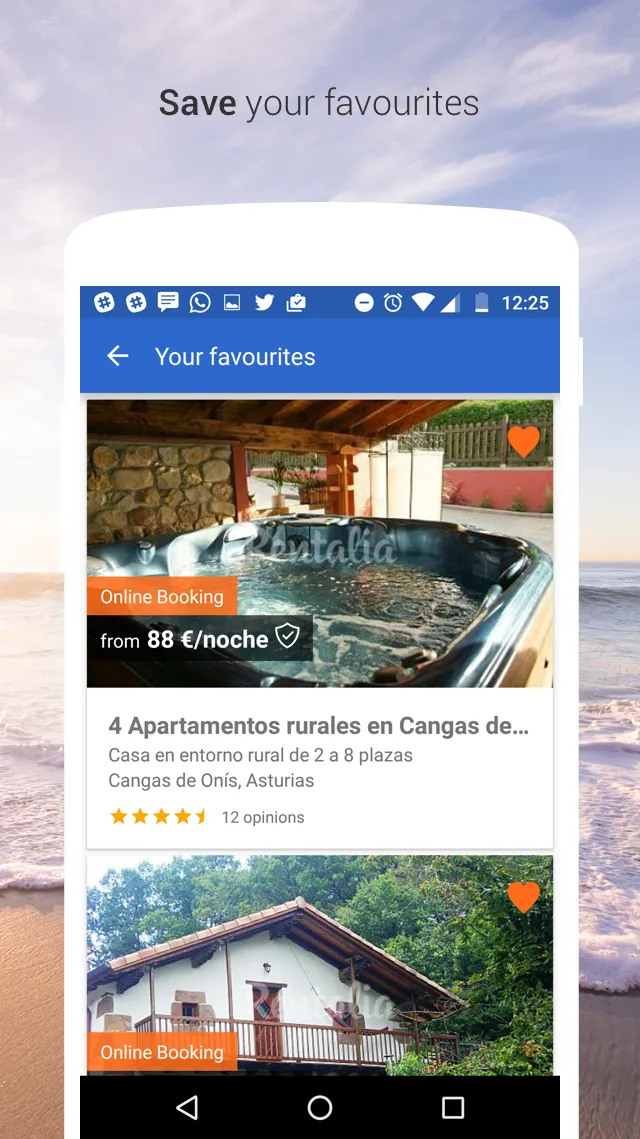 Rentalia: holiday rentals | Indus Appstore | Screenshot