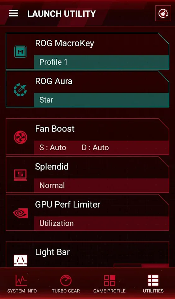 ROG Gaming Center | Indus Appstore | Screenshot