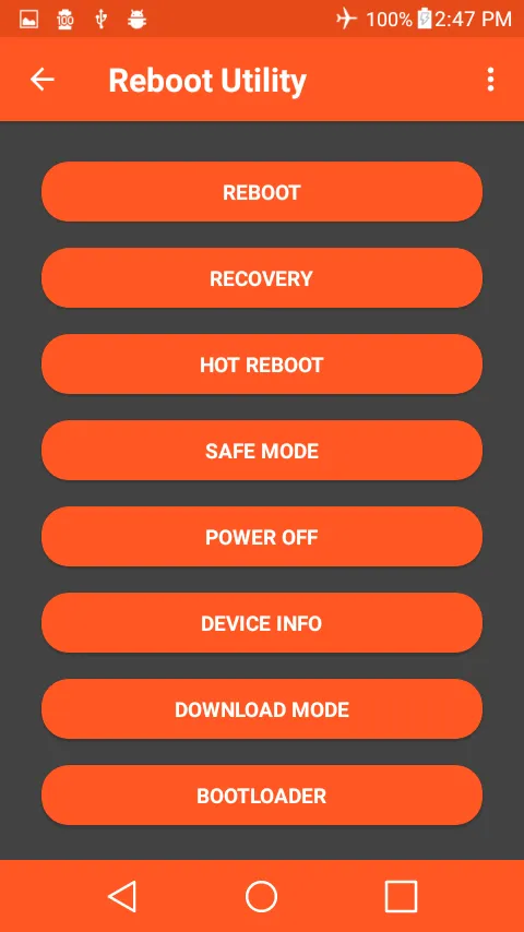 Reboot Utility | Indus Appstore | Screenshot