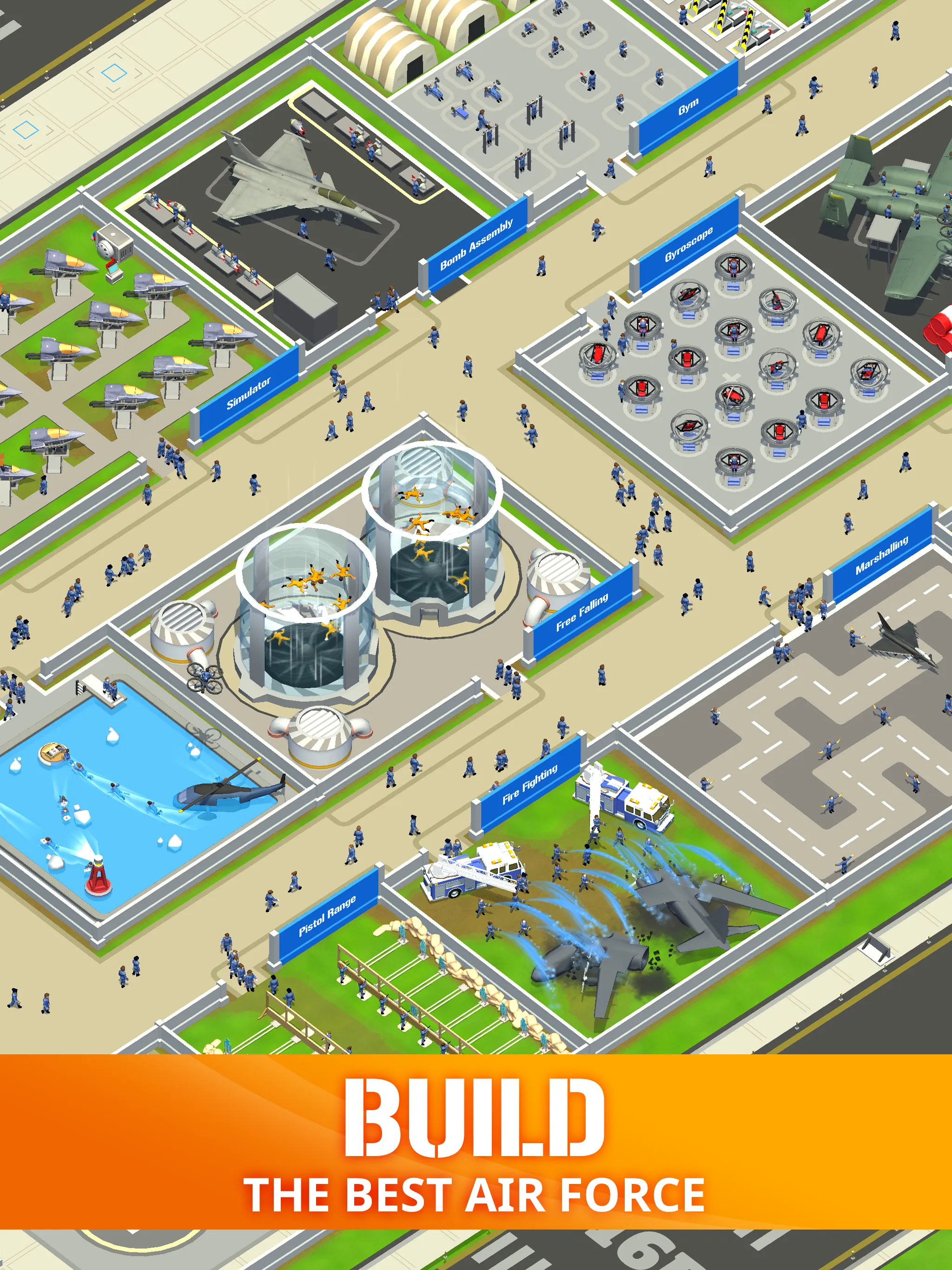 Idle Air Force Base | Indus Appstore | Screenshot