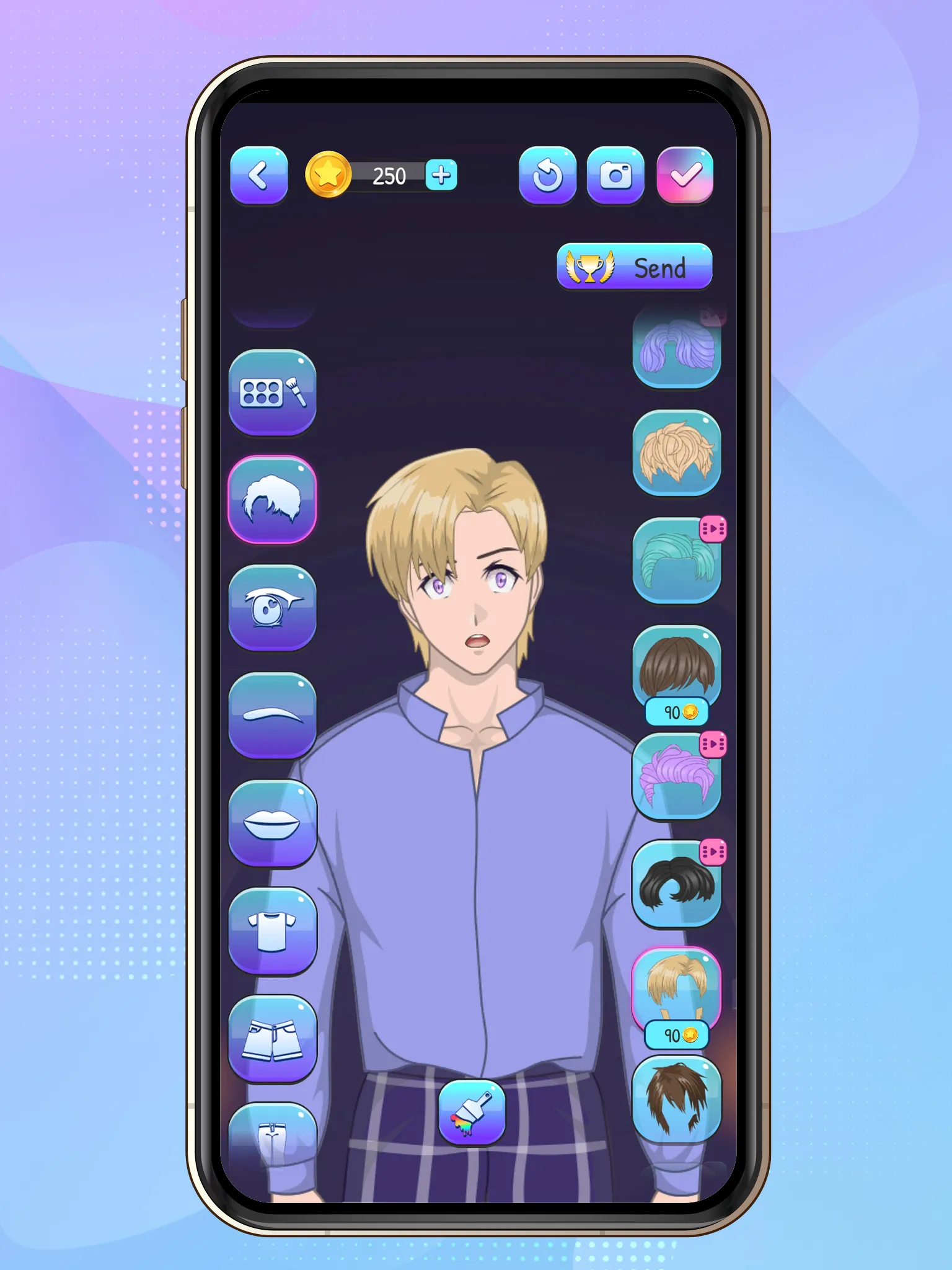 Anime Boys Dress Up Games | Indus Appstore | Screenshot