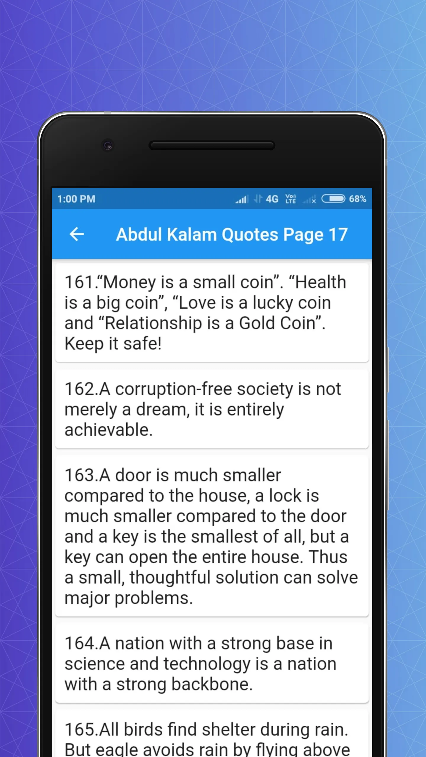 APJ Abdul Kalam Quotes | Indus Appstore | Screenshot