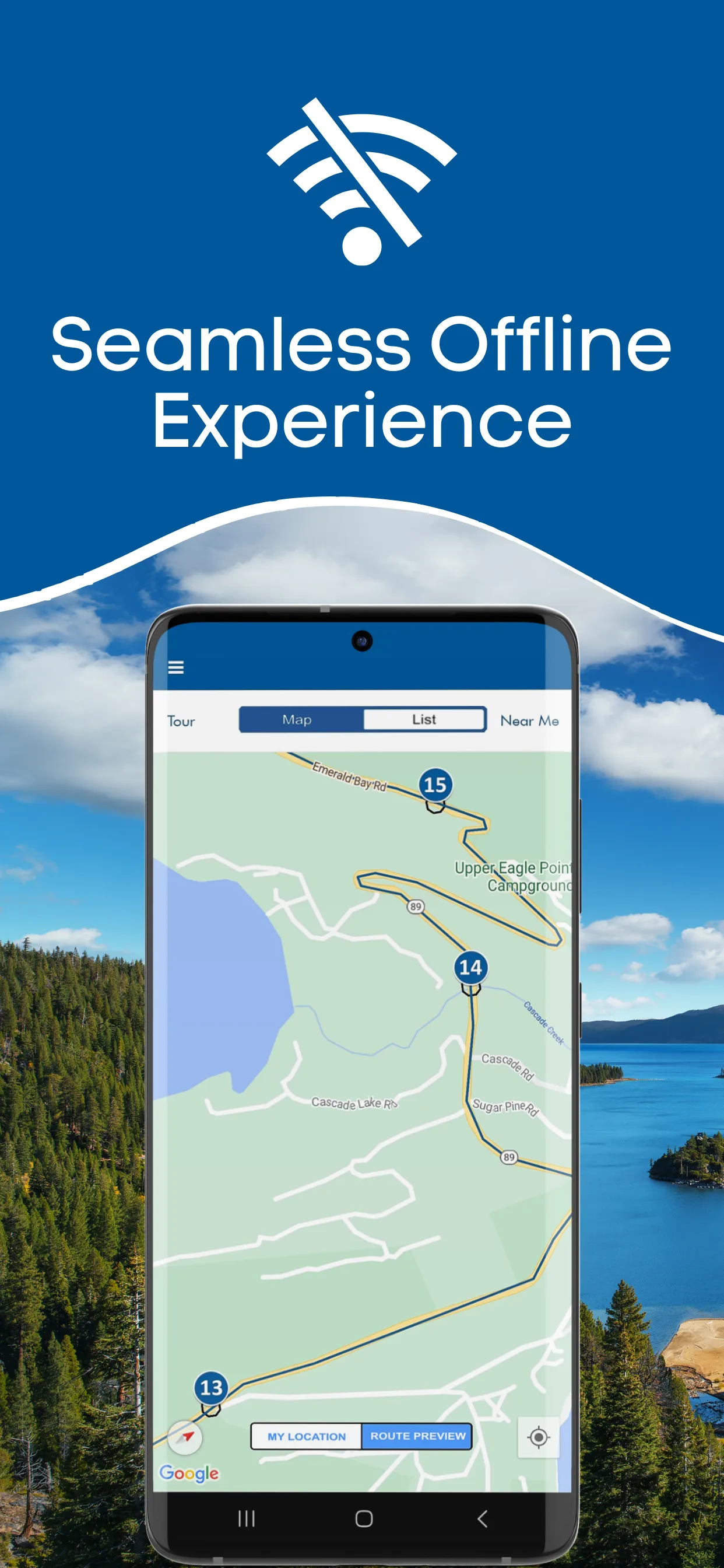 Lake Tahoe California GPS Tour | Indus Appstore | Screenshot