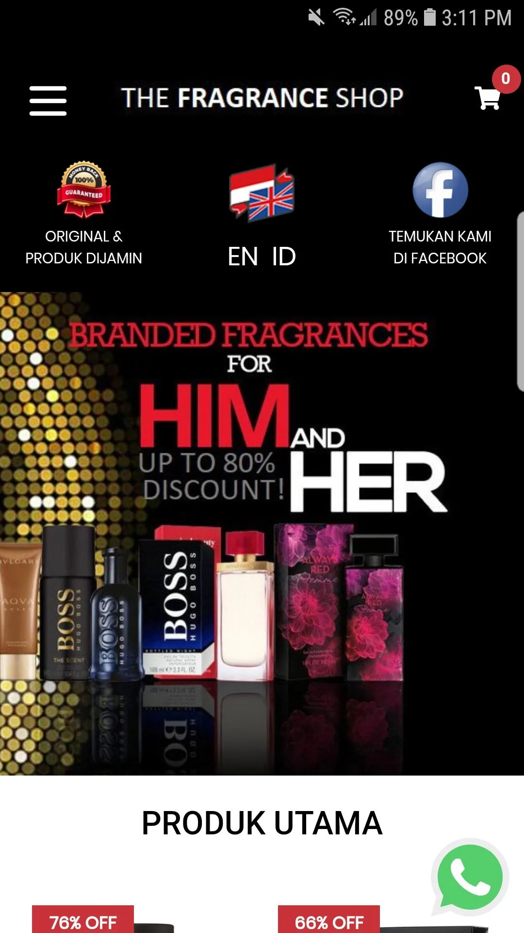 Love The Fragrance Shop | Indus Appstore | Screenshot