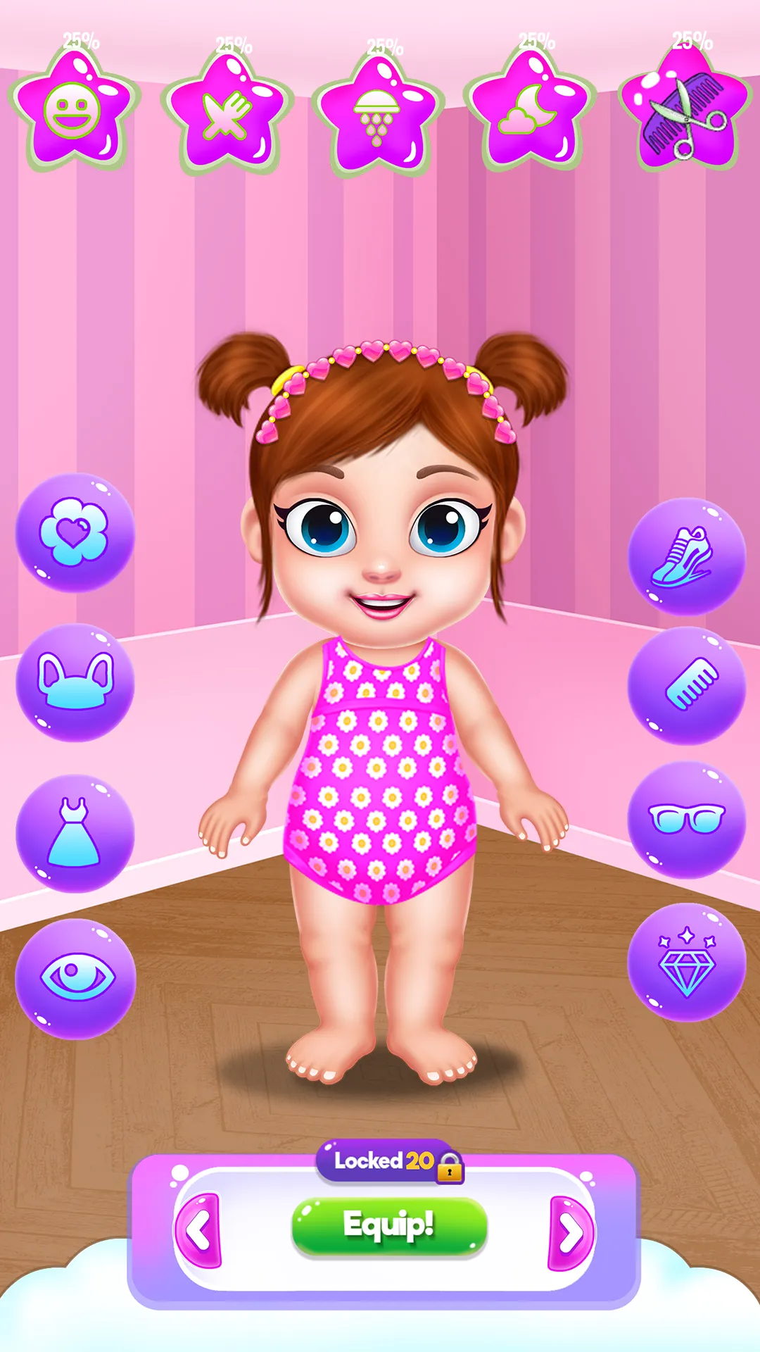 Baby Girl Caring: Animal Dress | Indus Appstore | Screenshot