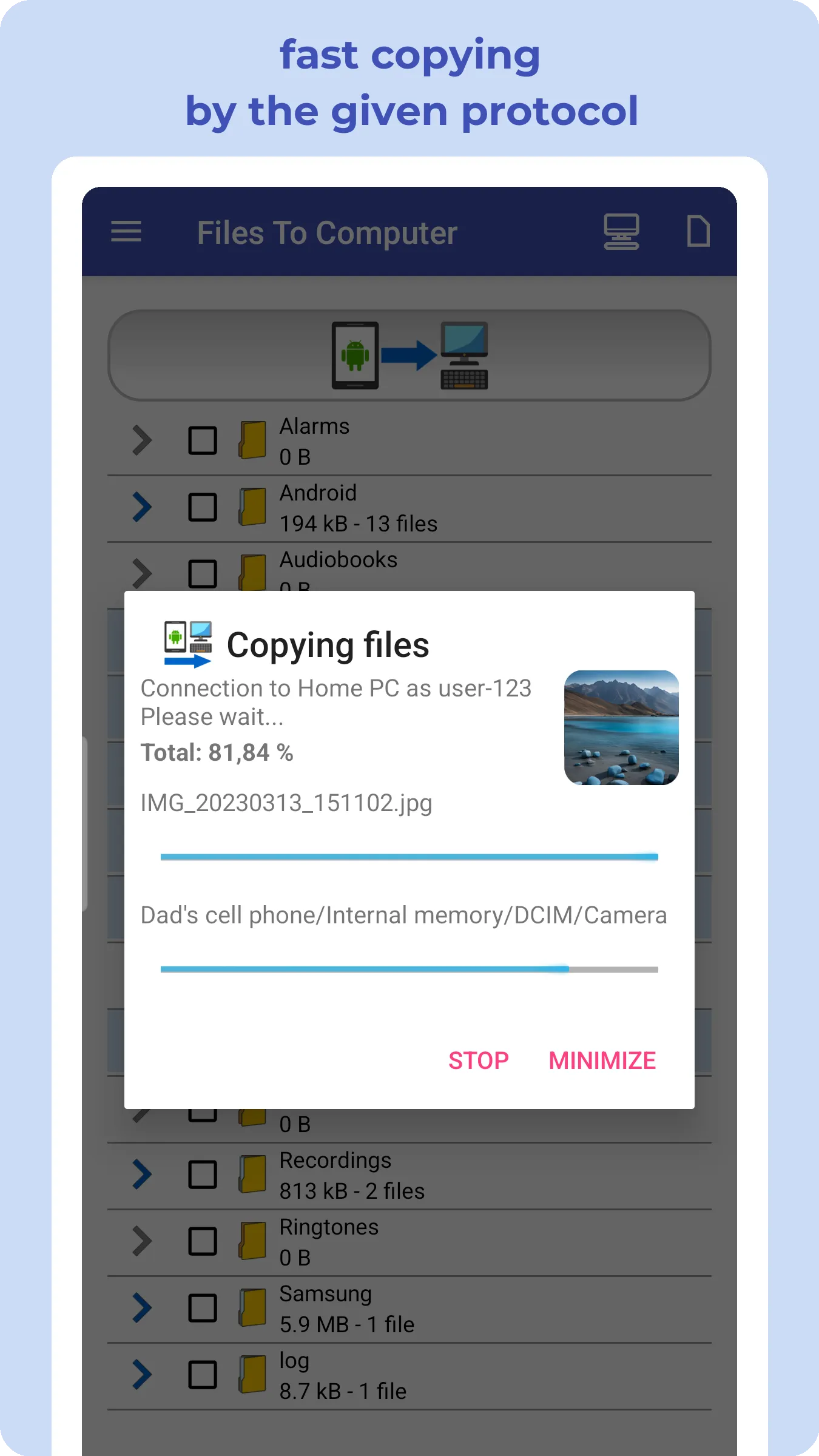 Transfer Files To Computer, PC | Indus Appstore | Screenshot