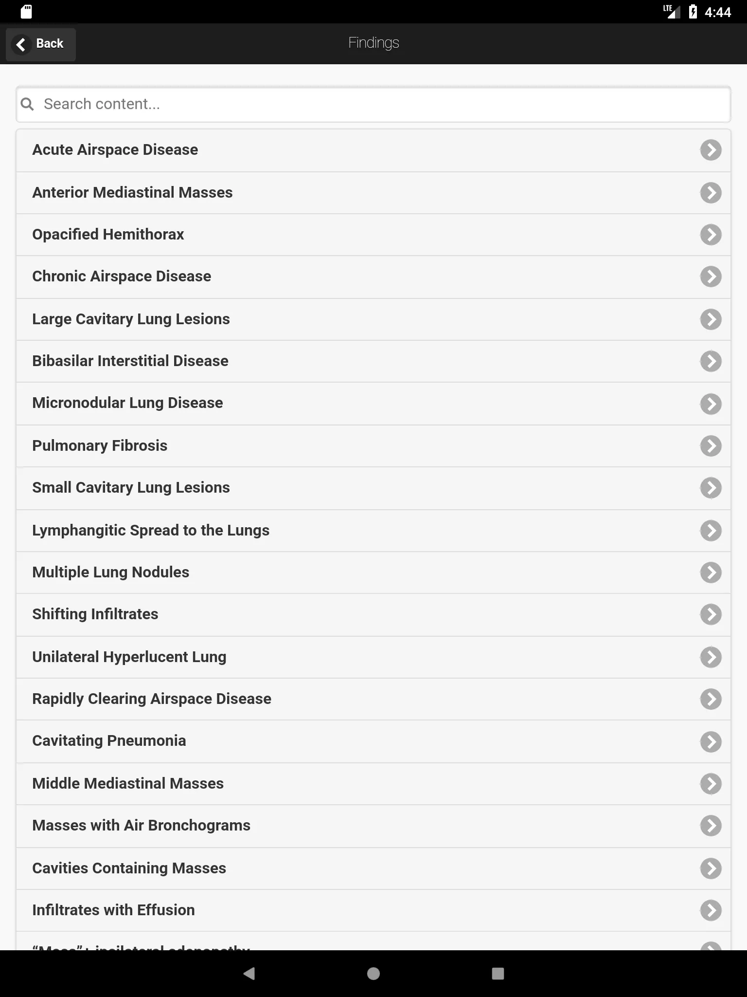 X-Ray Differential Diagnosis | Indus Appstore | Screenshot