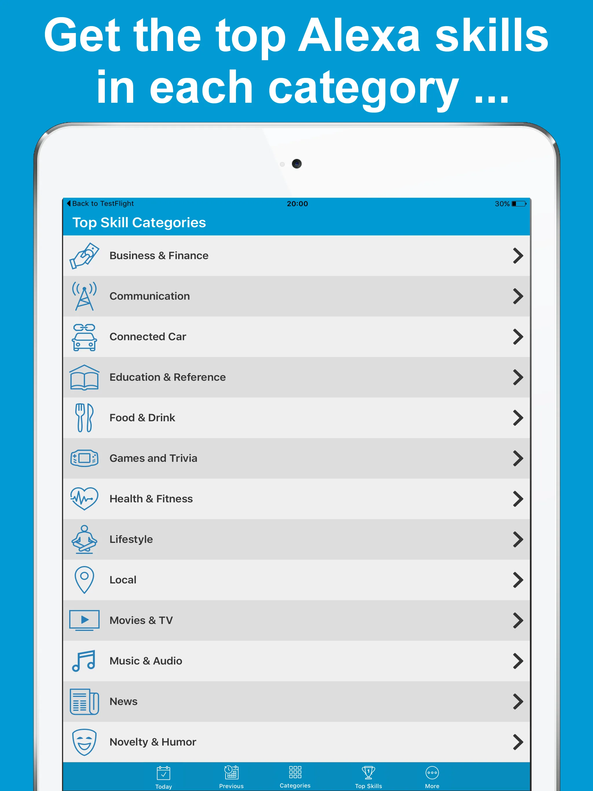 Skills for Amazon Alexa App | Indus Appstore | Screenshot