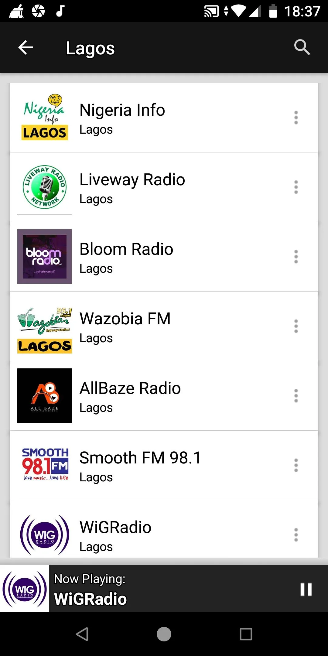 Lagos Radio Stations - Nigeria | Indus Appstore | Screenshot