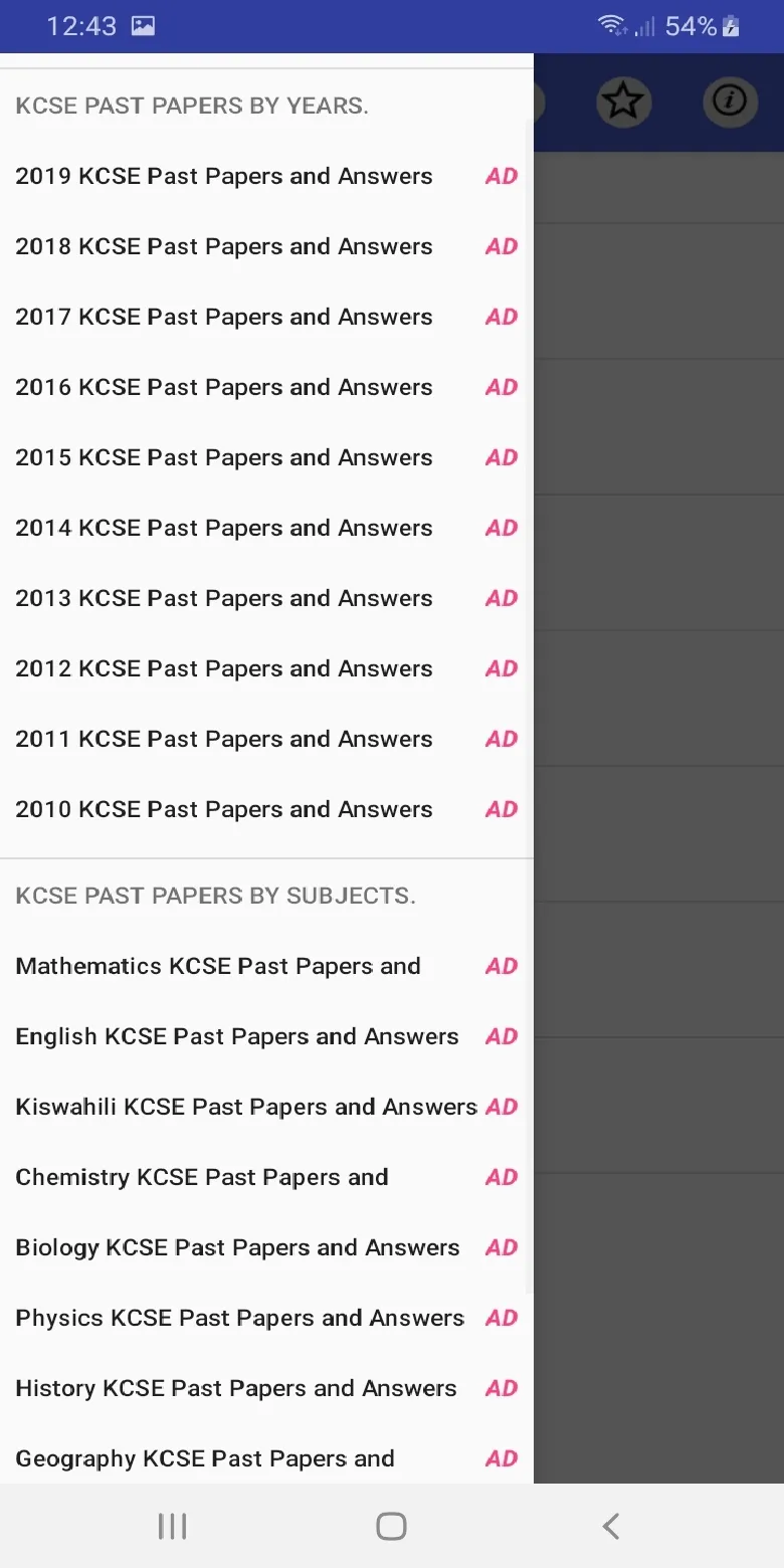 Kcse 2010: past papers. | Indus Appstore | Screenshot