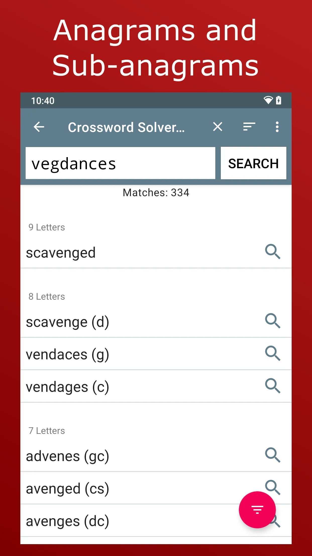 Crossword Solver King | Indus Appstore | Screenshot