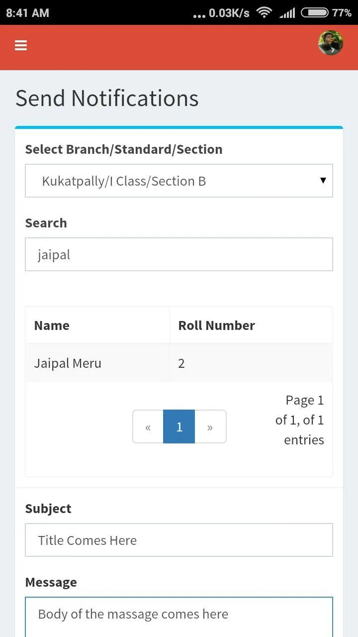 MSanskriti Staff Portal | Indus Appstore | Screenshot