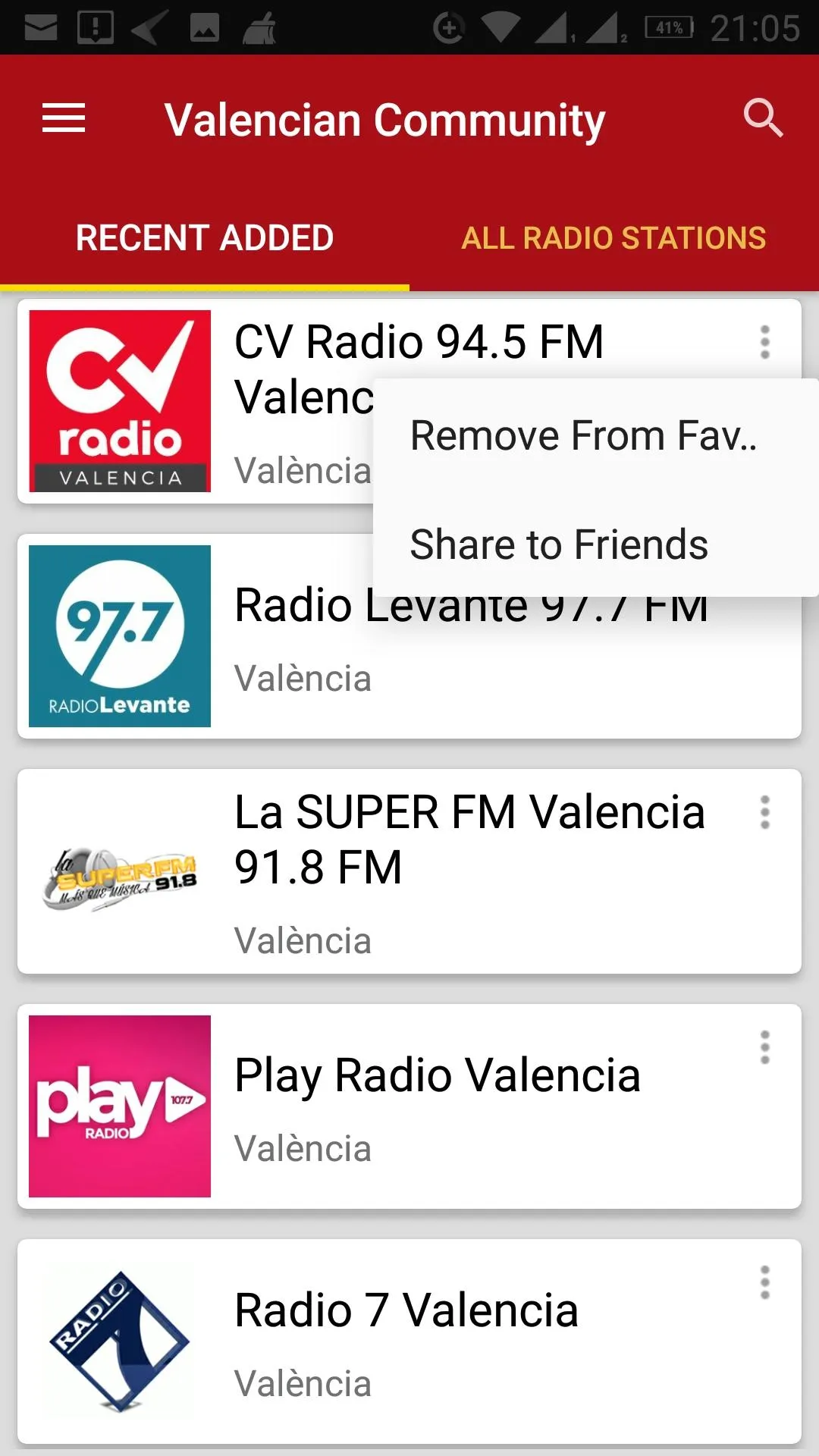 Valencian Community Radios | Indus Appstore | Screenshot