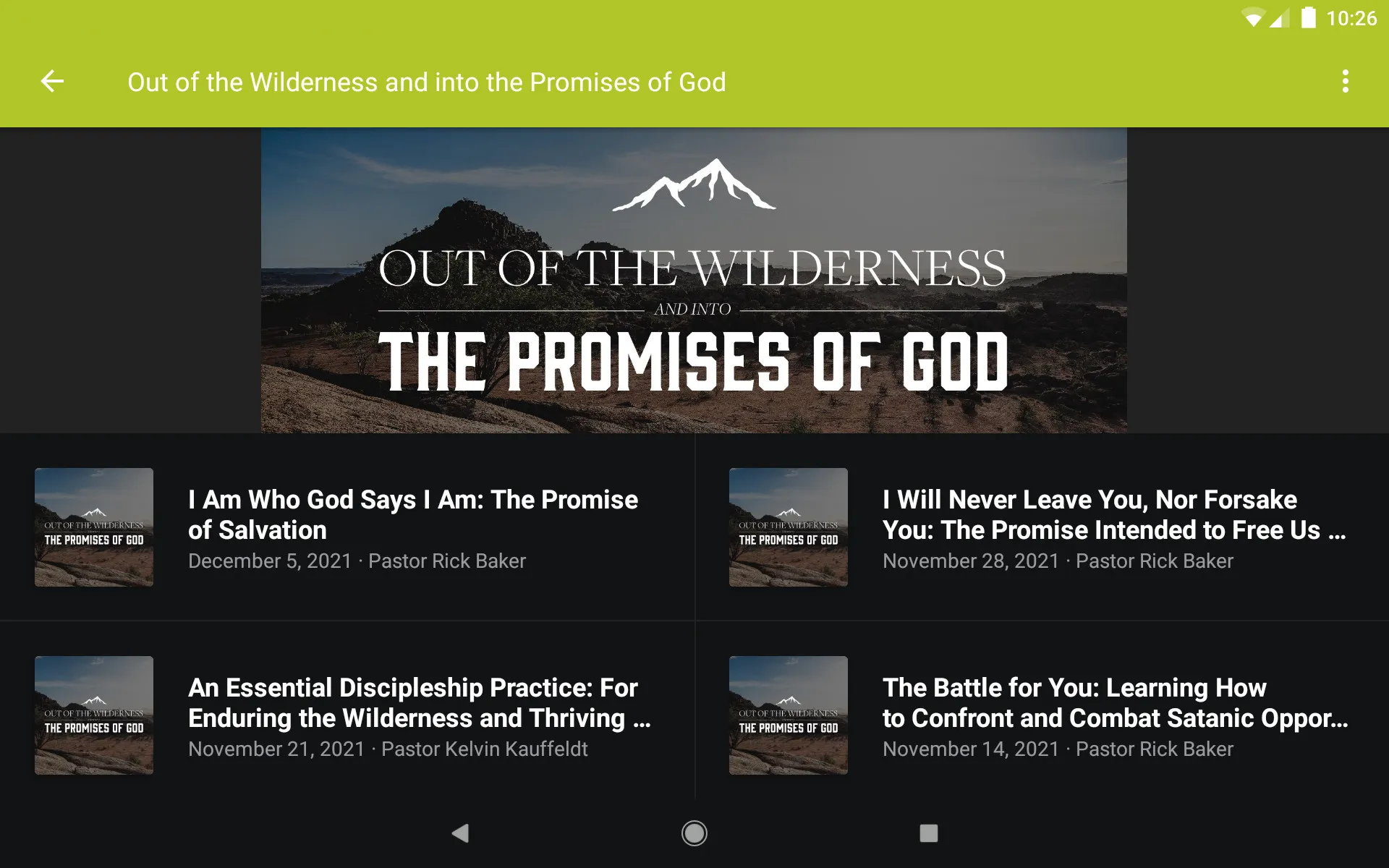 Calvary Baptist Church Oshawa | Indus Appstore | Screenshot