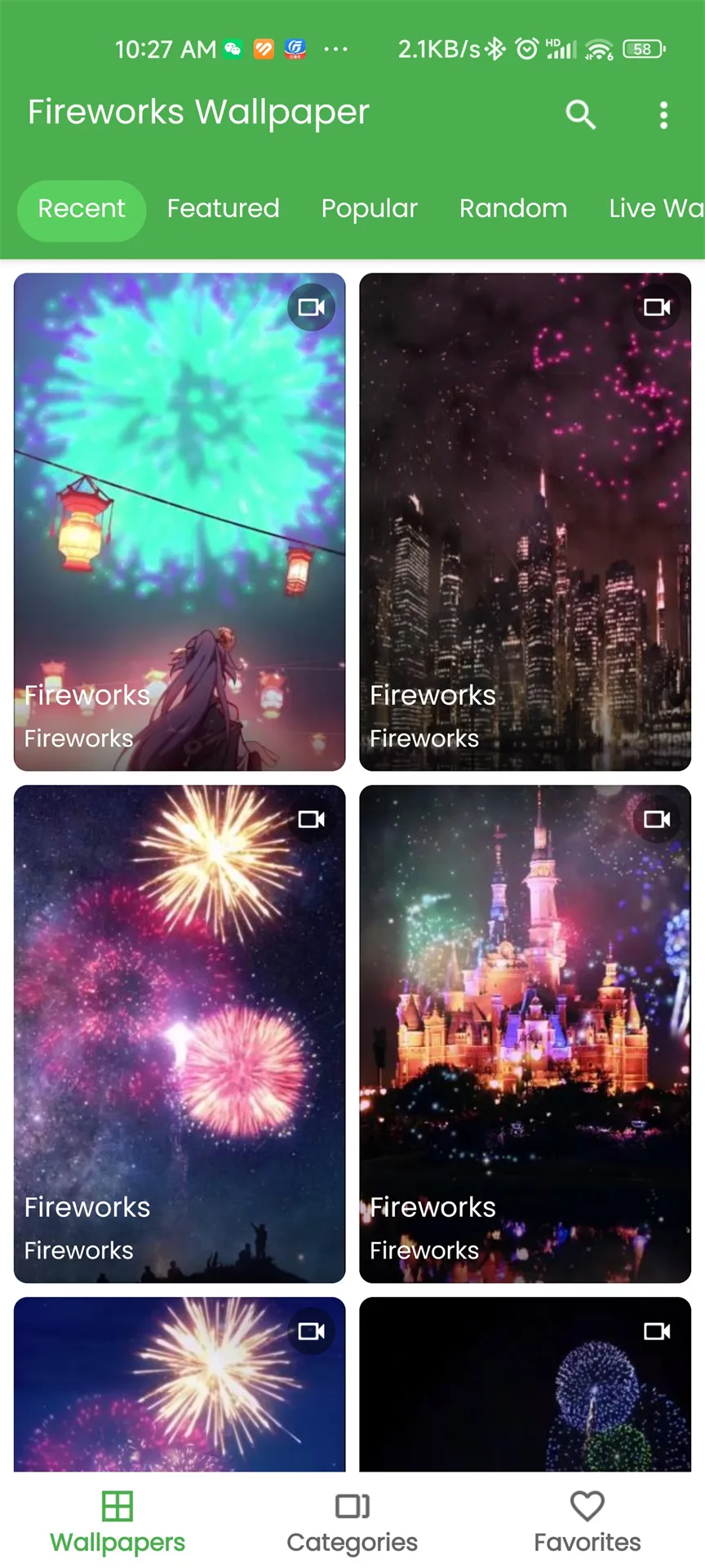 NewYear Fireworks Wallpaper | Indus Appstore | Screenshot