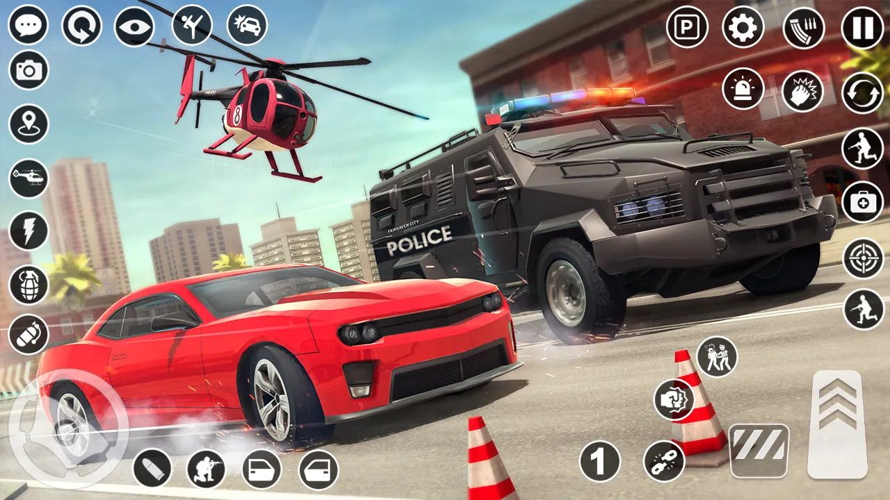 Car Chase 3D: Police Car Game | Indus Appstore | Screenshot