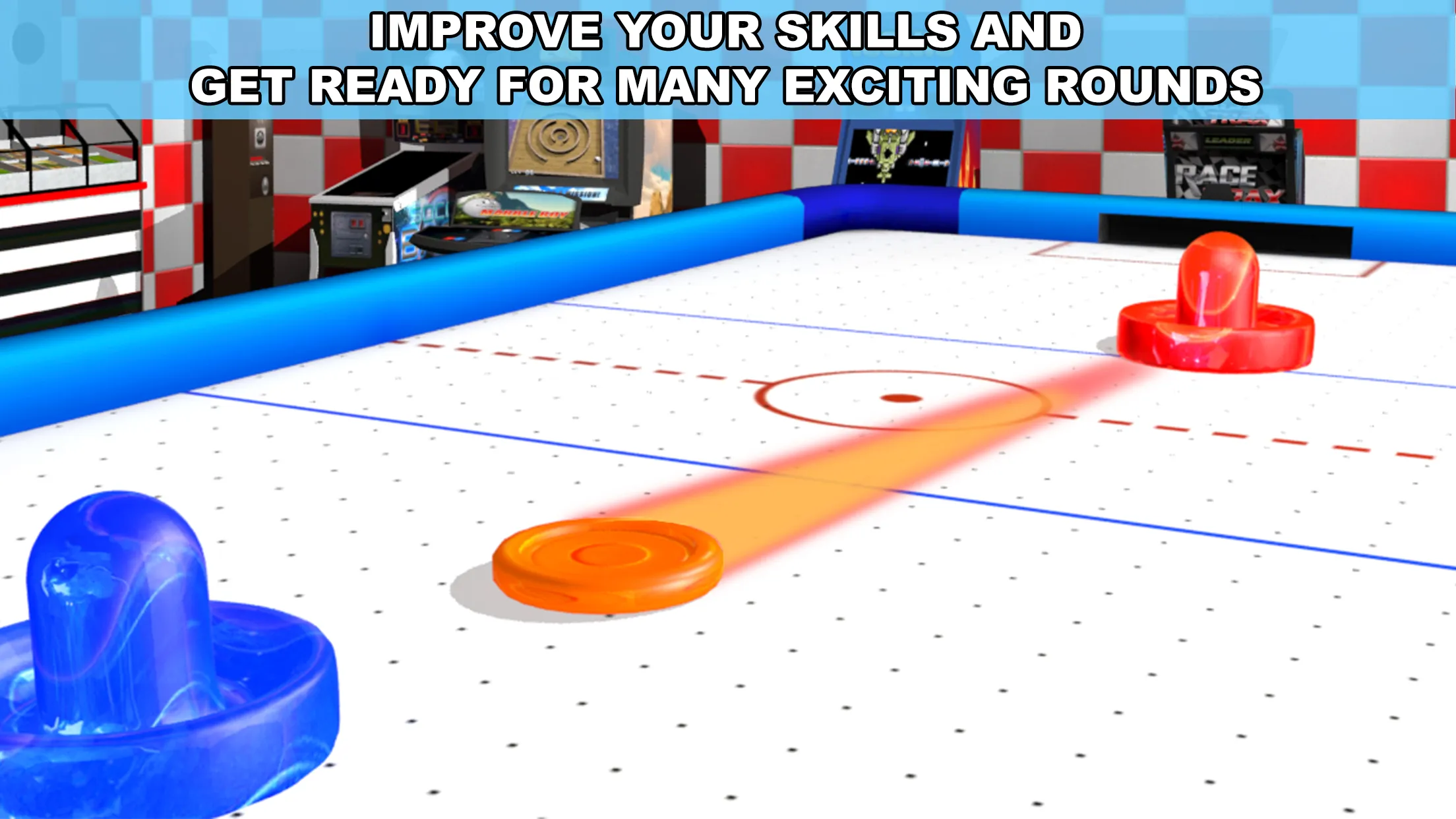 Air Hockey - Ice to Glow Age | Indus Appstore | Screenshot